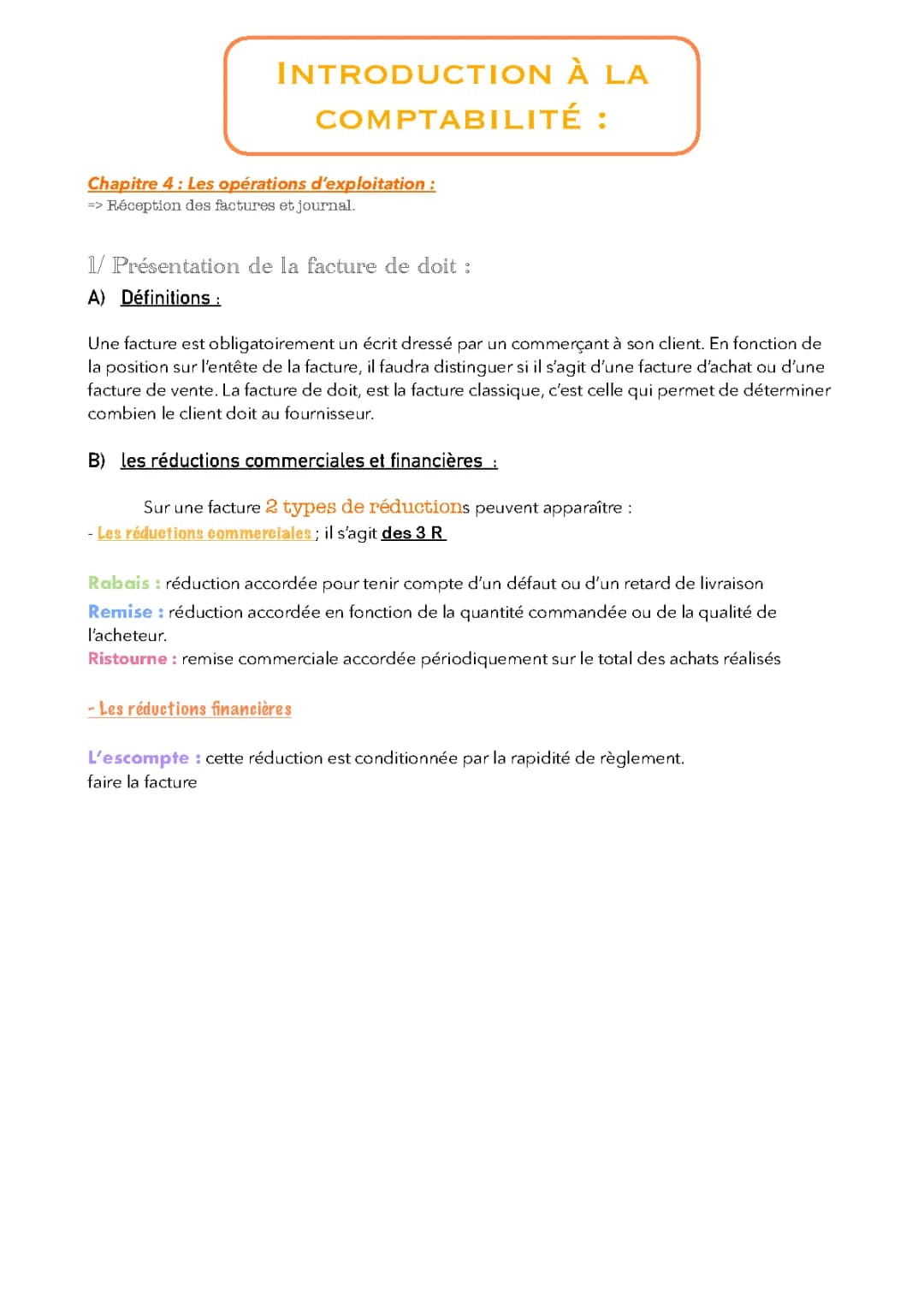 Comment Comptabiliser et Réduire une Facture en S'amusant