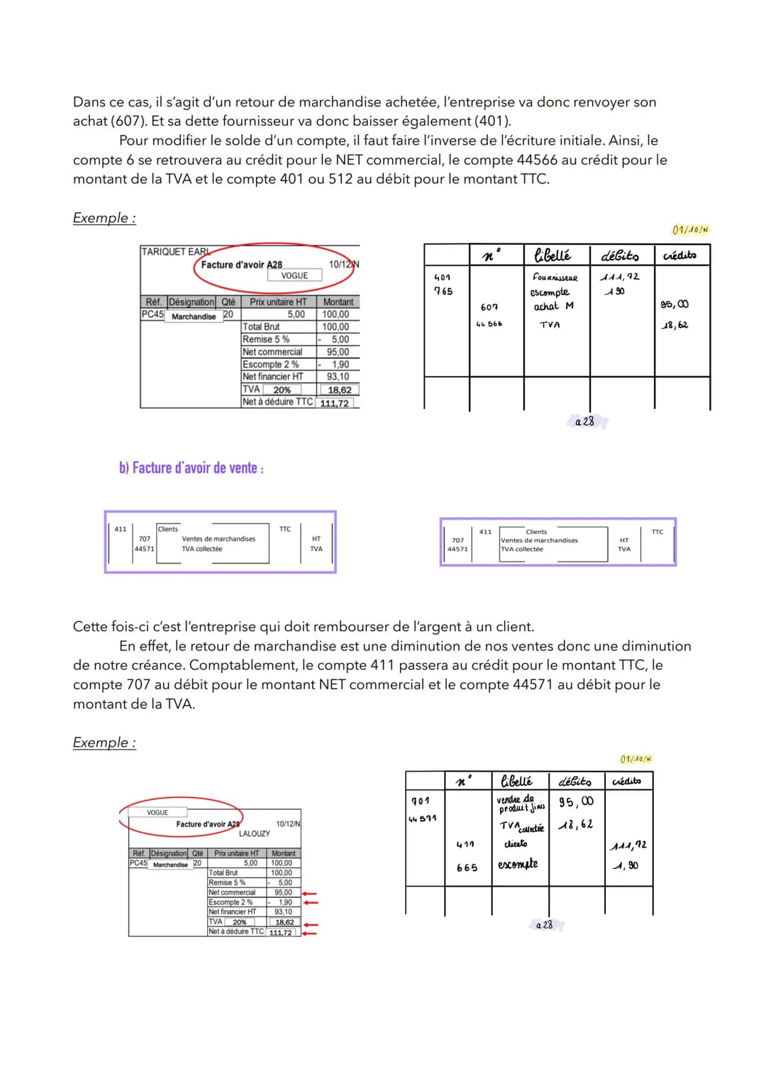 INTRODUCTION À LA
COMPTABILITÉ :
Chapitre 4: Les opérations d'exploitation :
=> Réception des factures et journal.
1/ Présentation de la fac