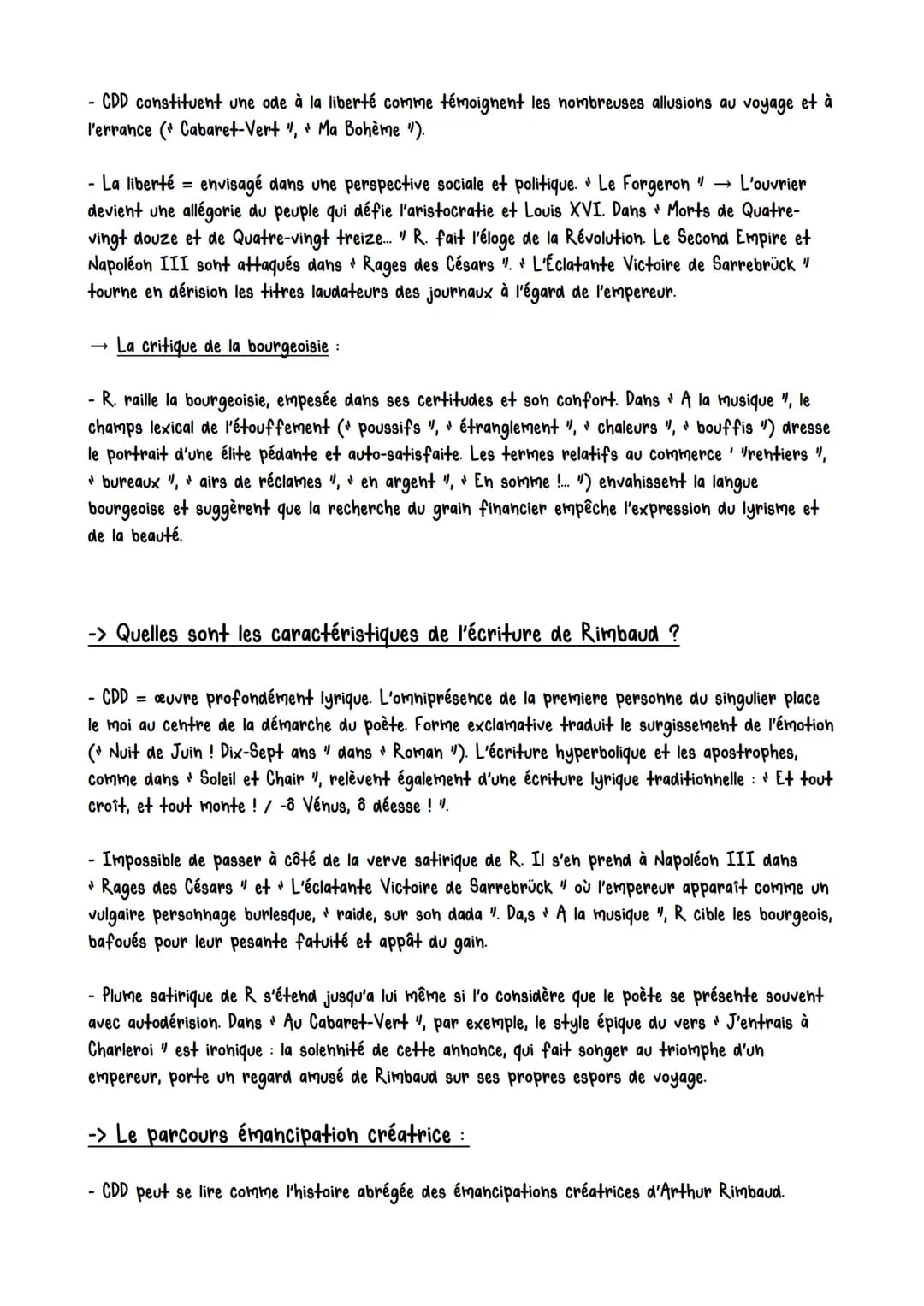 Arthur Rimbaud
-> Fiche d'identité de l'œuvre :
Titre Cahier de Douai (ou Recueil Demeny ou Recueil Douai)
Auteur: Arthur Rimbaud
Date Poème