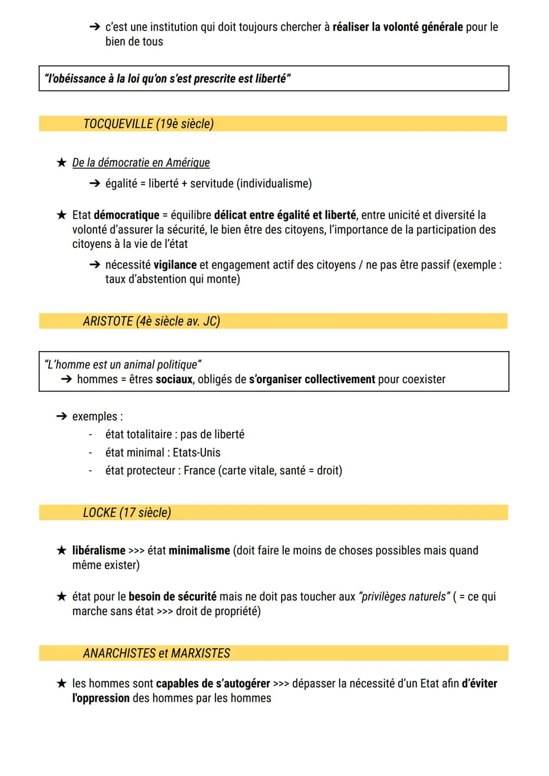 L'état
définition : ensemble des institutions (politiques, juridique, militaires, administratives,
économiques) qui organisent une société s
