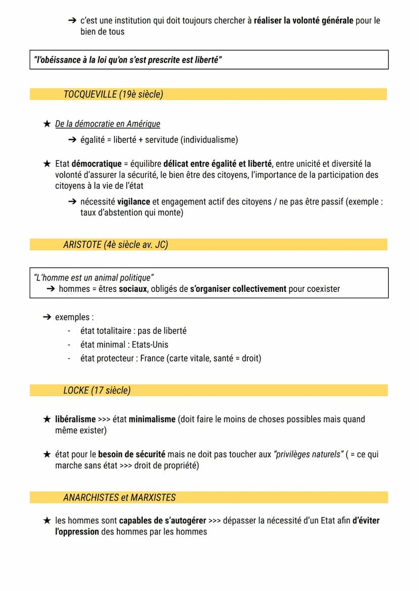 L'état
définition : ensemble des institutions (politiques, juridique, militaires, administratives,
économiques) qui organisent une société s