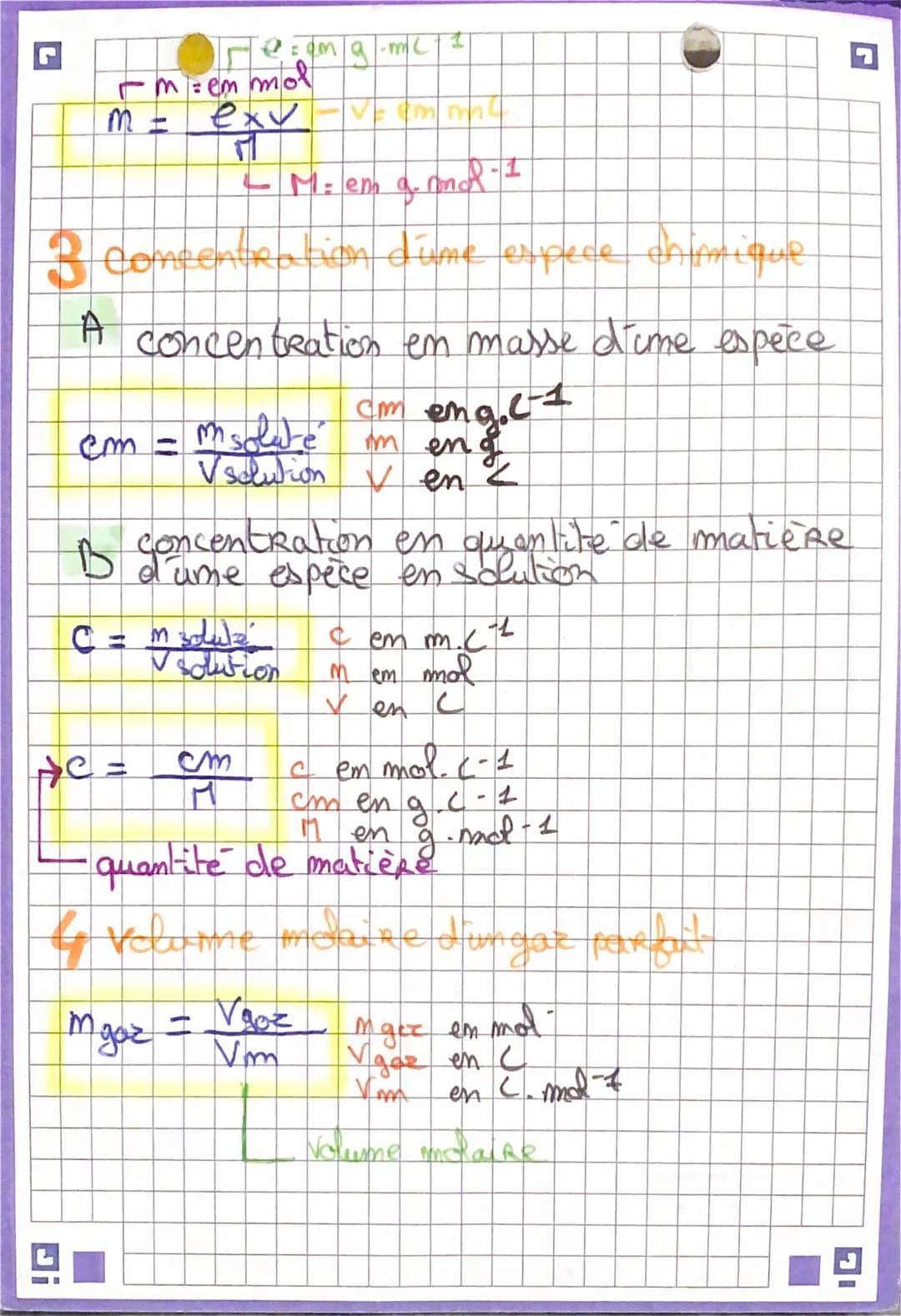 1 masse molaire damel
espèce chimique
la masse aume mole d'entites chimique
de cette espece
M = mx Na
A
masse molaire alom lique
se trouve d