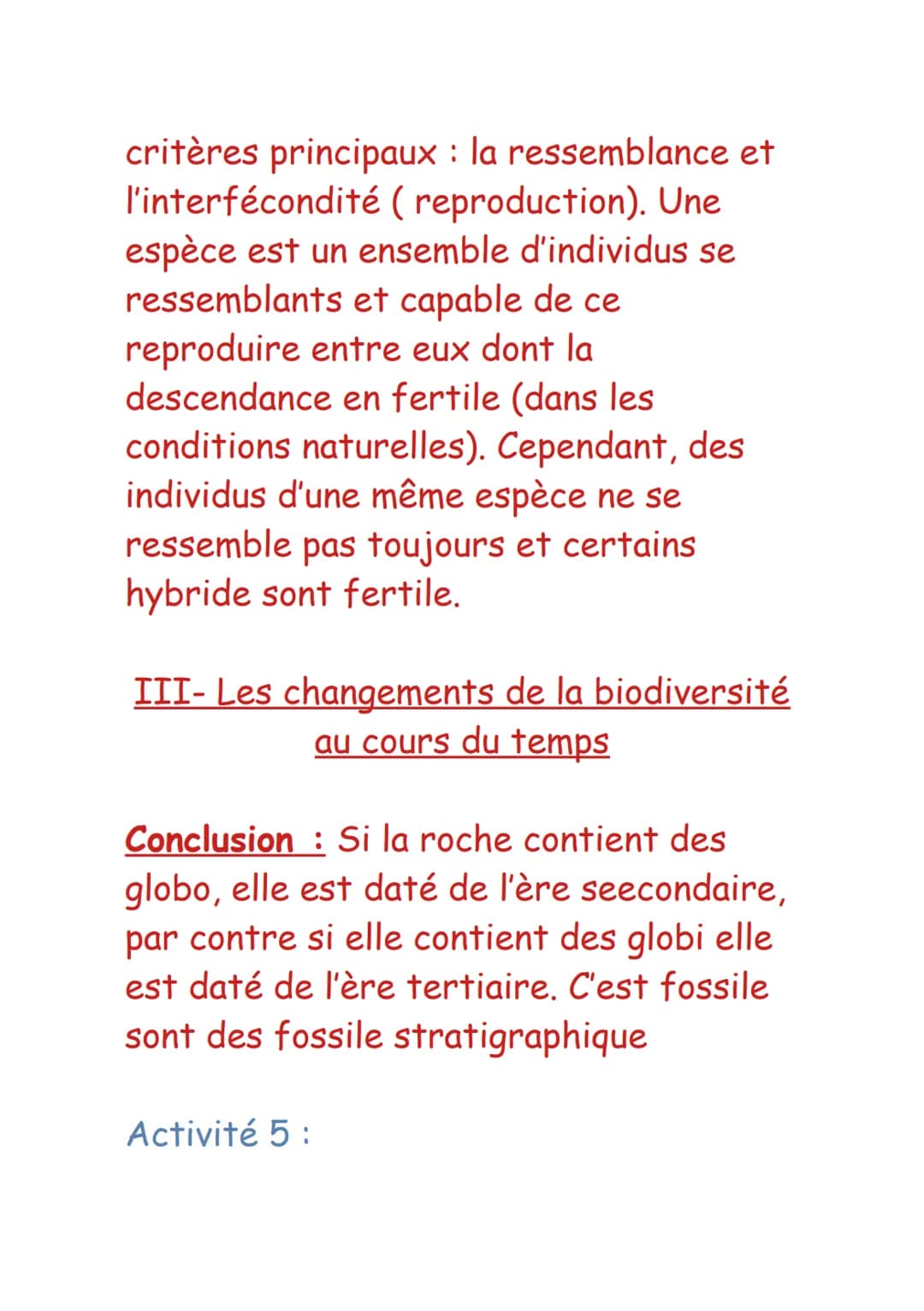 Chapitre 3 :La biodiversité et ses
modifications au cous du temps
Pb: Comment définir la biodiversité?
Quelles sont les les variations actue