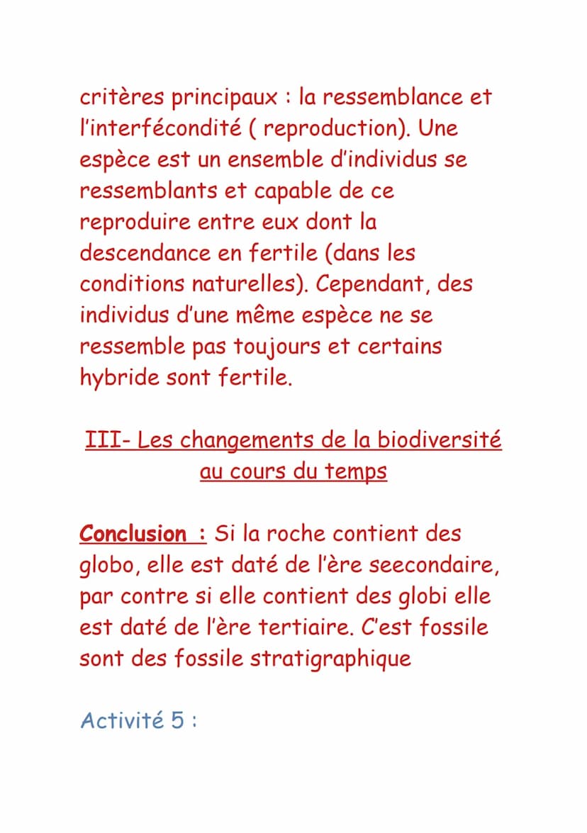 Chapitre 3 :La biodiversité et ses
modifications au cous du temps
Pb: Comment définir la biodiversité?
Quelles sont les les variations actue