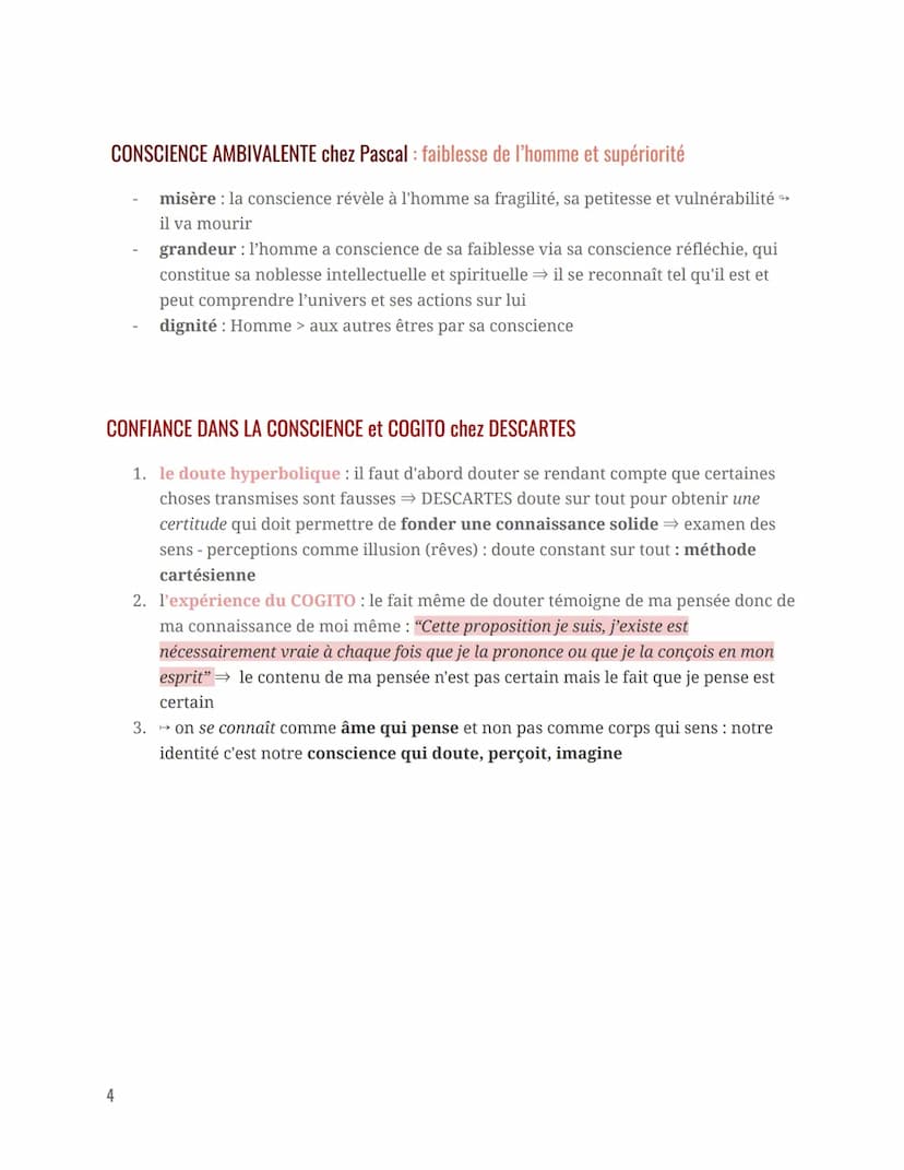 CONSCIENT ET INCONSCIENT
Chapitre 1: philosophie ~
DÉFINITIONS CLÉS
Conscience psychologique : faculté qui permet de percevoir le monde et d