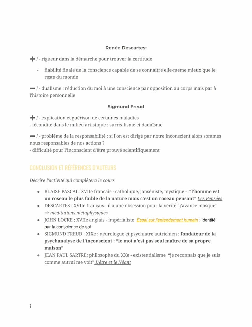 CONSCIENT ET INCONSCIENT
Chapitre 1: philosophie ~
DÉFINITIONS CLÉS
Conscience psychologique : faculté qui permet de percevoir le monde et d
