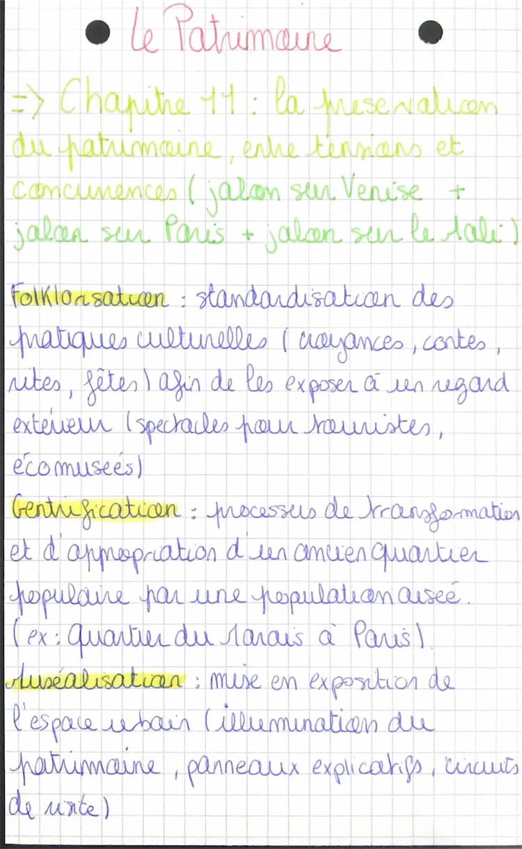 Know HGGSP : thème identifier et valoriser le patrimoine 🏛 thumbnail
