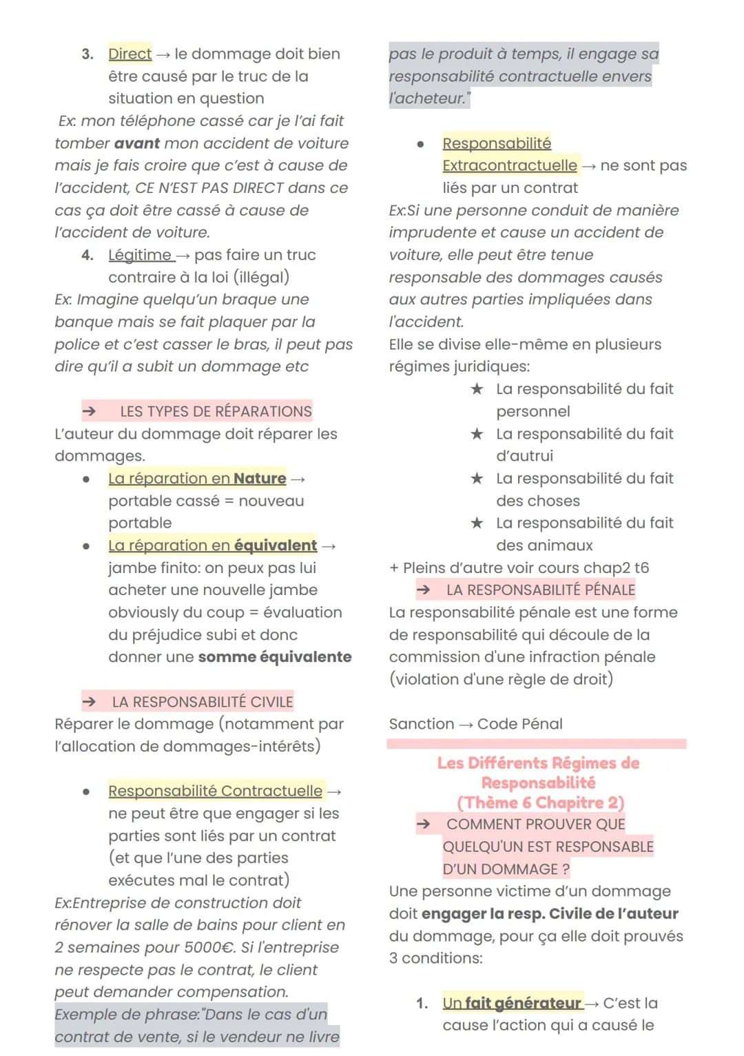 QUALIFIER + RÉSUMER LES FAITS
● Qualifier les parties
●
Donner les liens (contrat)
Problème ?
● Conséquence ?
ARGUMENTATION JURIDIQUE D'UNE
