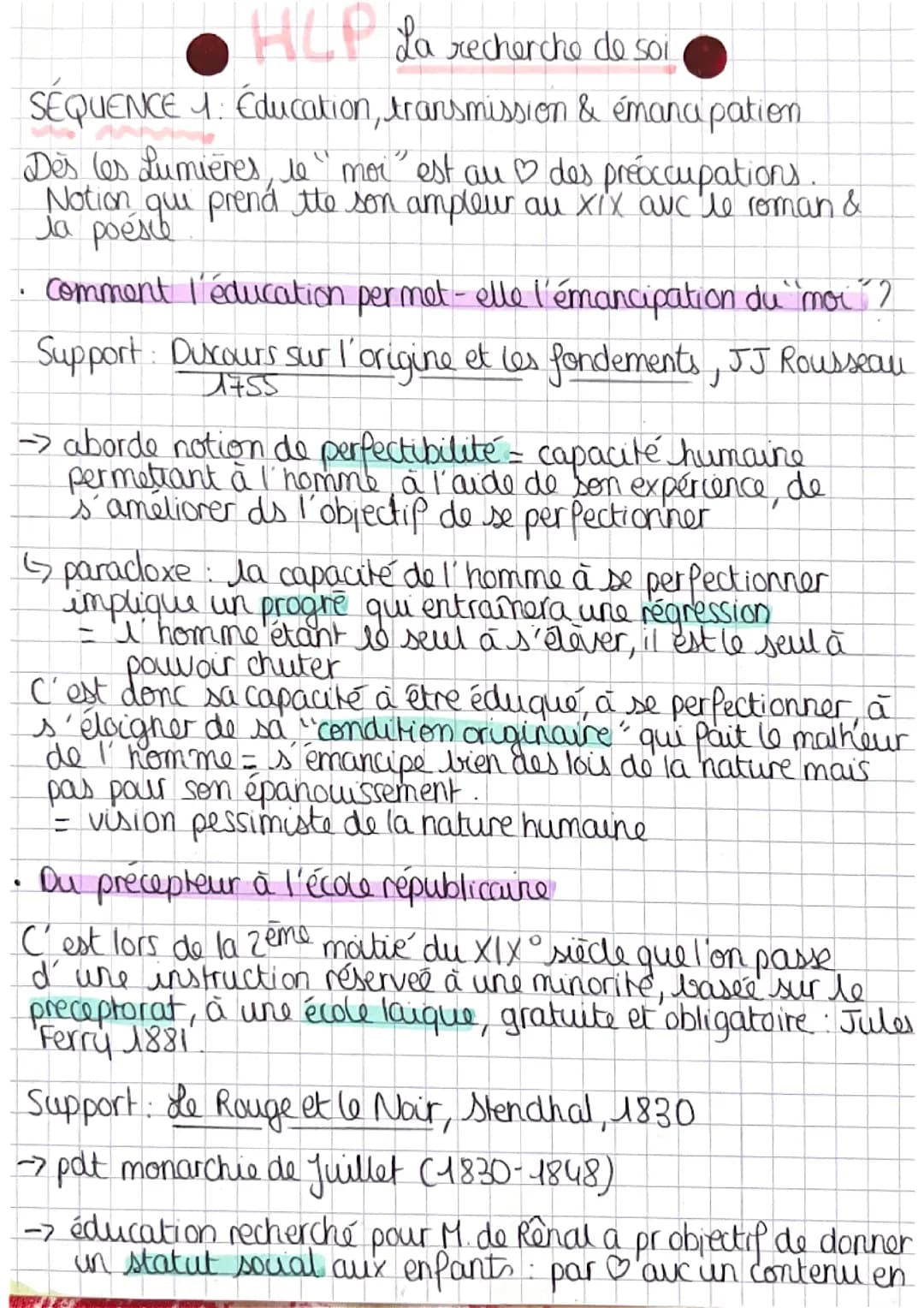 éducation, transmission et émancipation littérature 