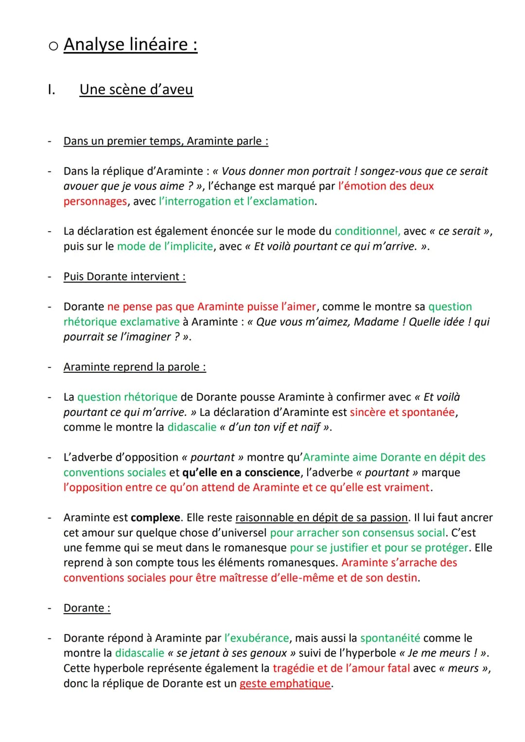 ORAL-TEXTE 3 : Les Fausses Confidences : « Vous
donner mon portrait !... lorsqu'il a réussi. »
o Introduction :
1. PRÉSENTATION : Les Fausse