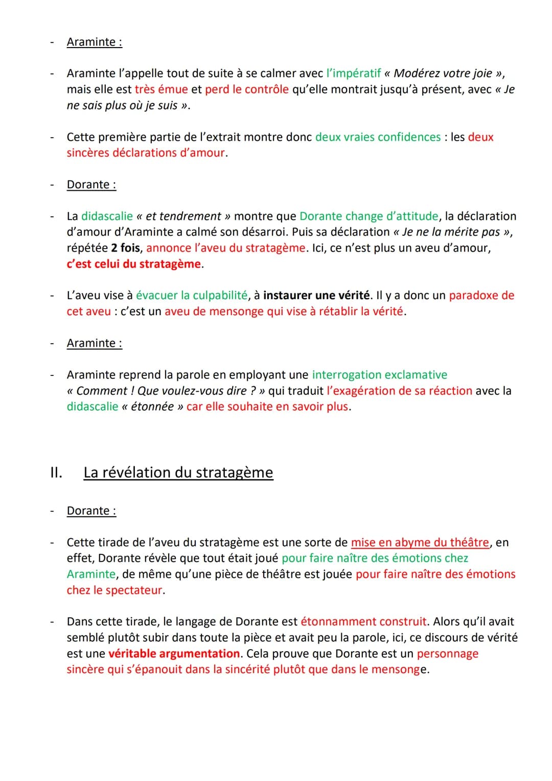 ORAL-TEXTE 3 : Les Fausses Confidences : « Vous
donner mon portrait !... lorsqu'il a réussi. »
o Introduction :
1. PRÉSENTATION : Les Fausse