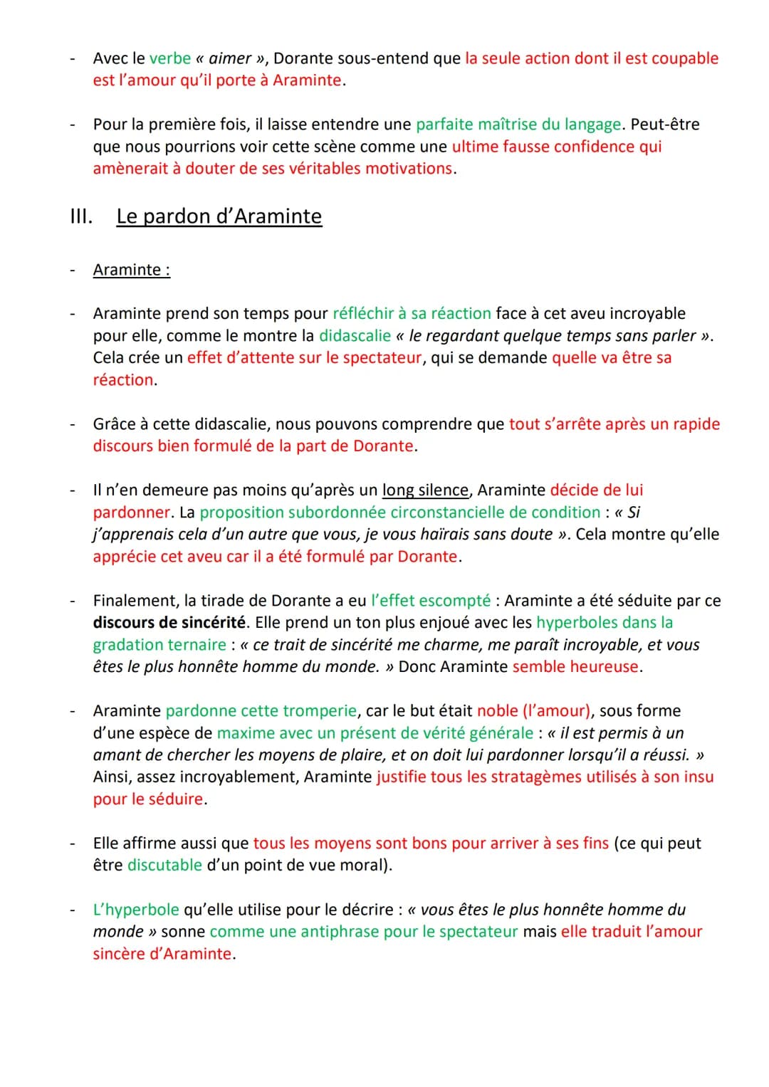 ORAL-TEXTE 3 : Les Fausses Confidences : « Vous
donner mon portrait !... lorsqu'il a réussi. »
o Introduction :
1. PRÉSENTATION : Les Fausse