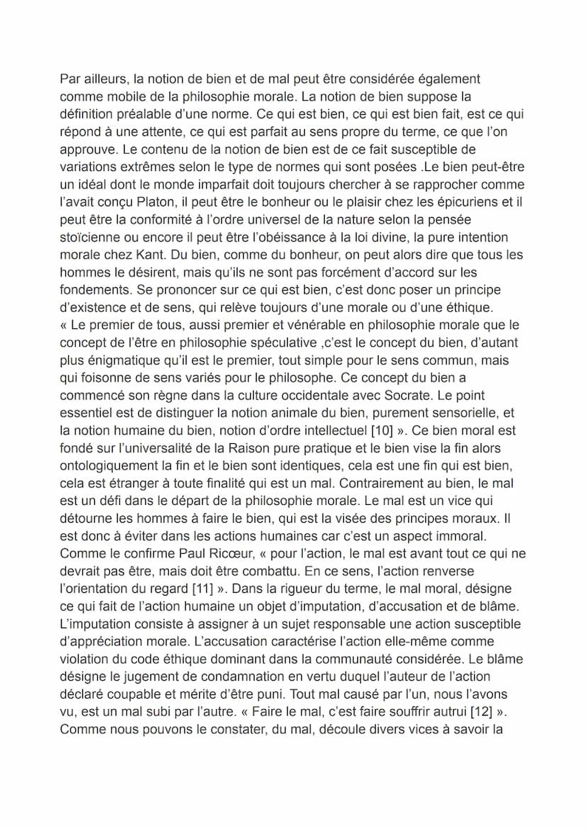LE POINT DE DÉPART DE LA PHILOSOPHIE
MORALE
Introduction
D'entrée de jeu, nous commençons par tâcher éclairer conceptuellement la
notion de 