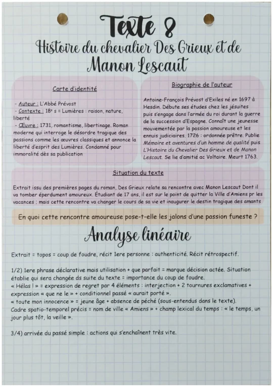 Manon Lescaut, la rencontre