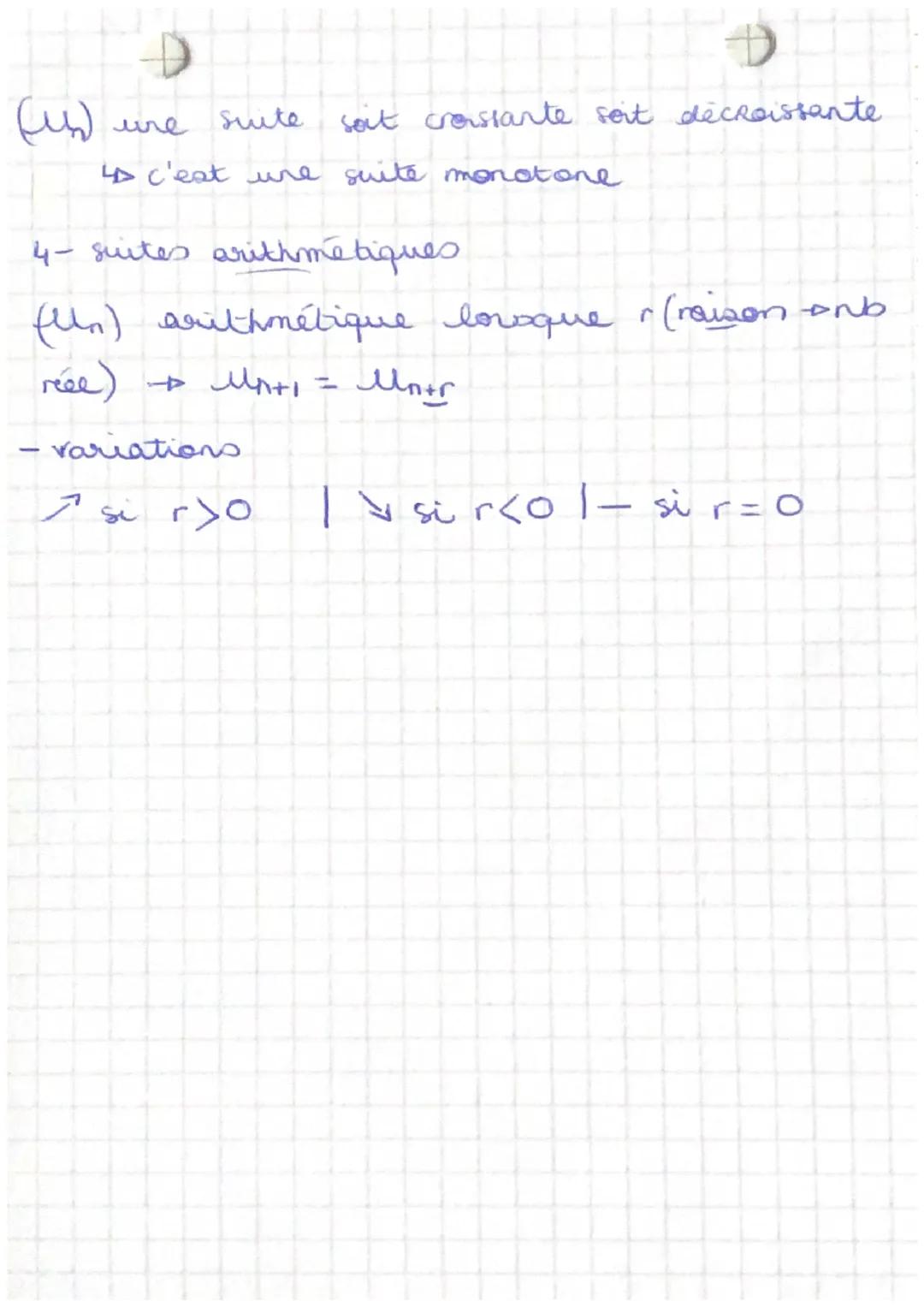 # SUITES

1- suites explicites

Lo suite (Un) définie explicitement lorsque
l' expression du terme general en est
donne en fonction de n

ex