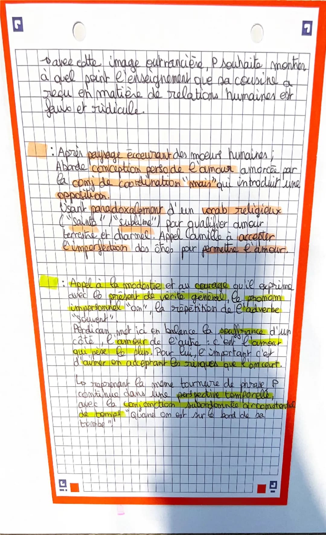 RECUEIL DES TEXTES SUSCEPTIBLES DE DONNER LIEU À UNE EXPLICATION LINÉAIRE
TEXTE 2
questions
theoriques
permettent
d'interpeler dinget
Camill