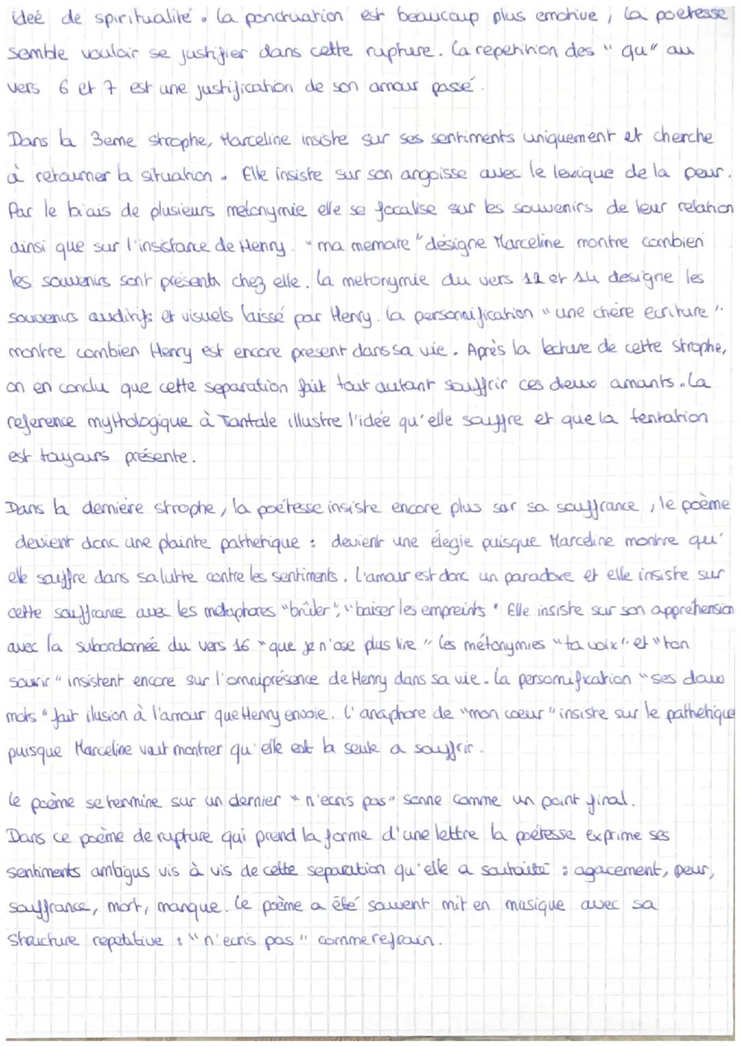 # Parcours I: Les mémoires d'une âme

Texte d'étude n°1: « Les séparés », Marceline Desbordes-Valmore, Poésies
posthumes, 1860

Les séparés

