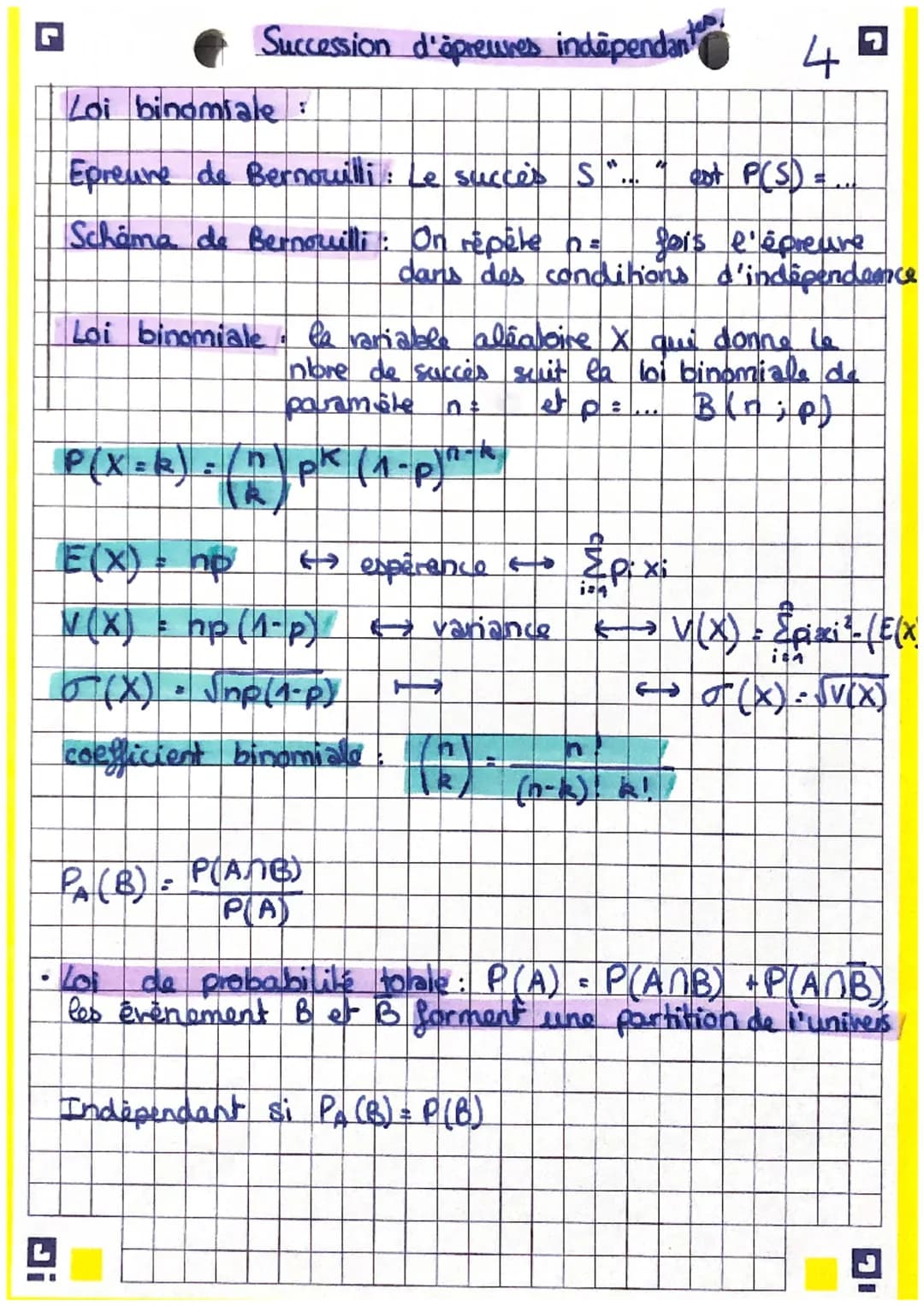 Reccurence →→→ 'n EN on pose Pr
Inihalisation: n = 1
Suites numeriques/
Di
lin 1
be+00 17²
●
Donc on est vraie
Heredite: Soit & un enher nat