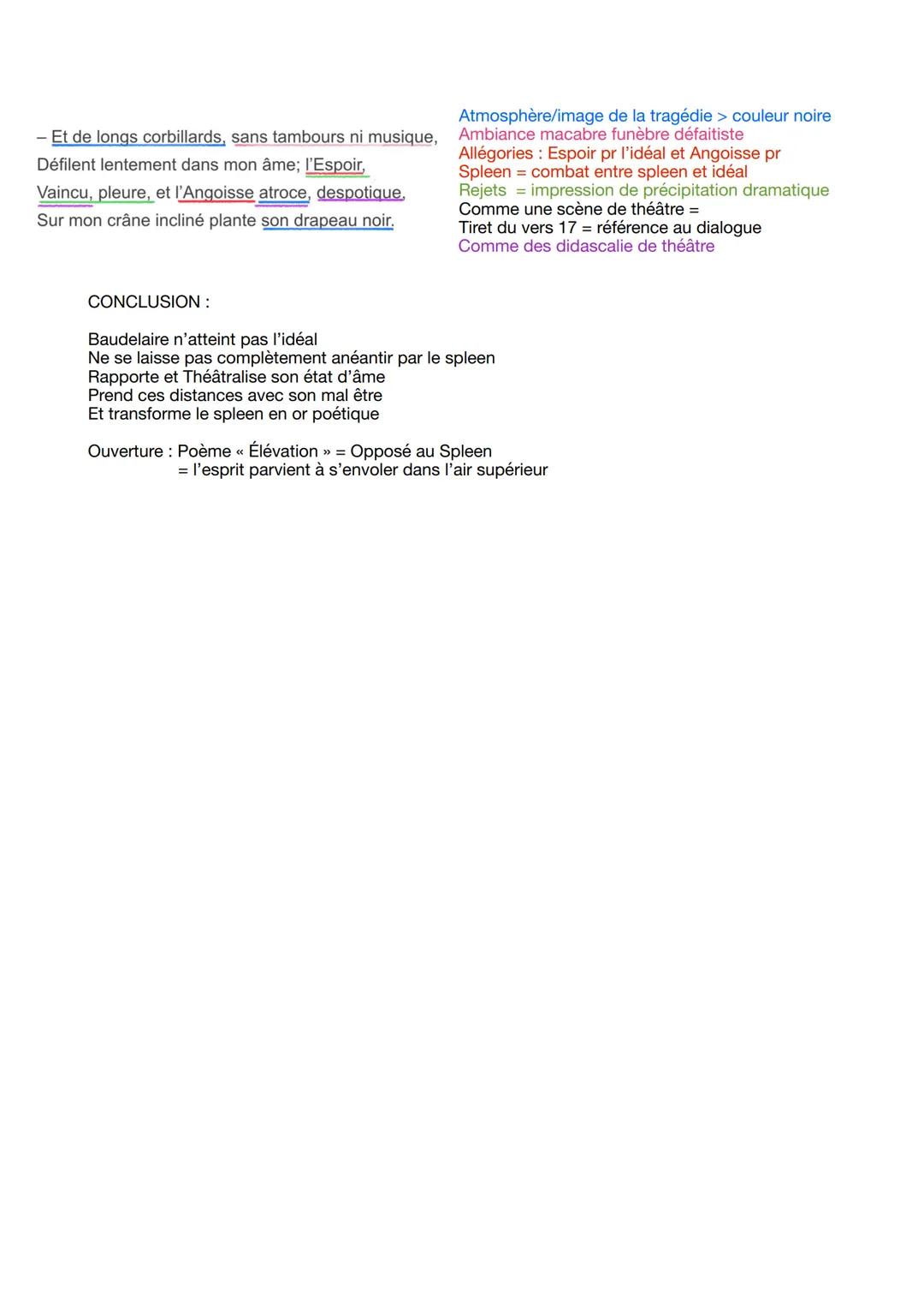 Texte 17: Spleen

AUTEUR: Baudelaire est un poète symboliste, critique d'art et un littéraire.

Œuvre: Baudelaire publie en 1857 Les Fleurs 