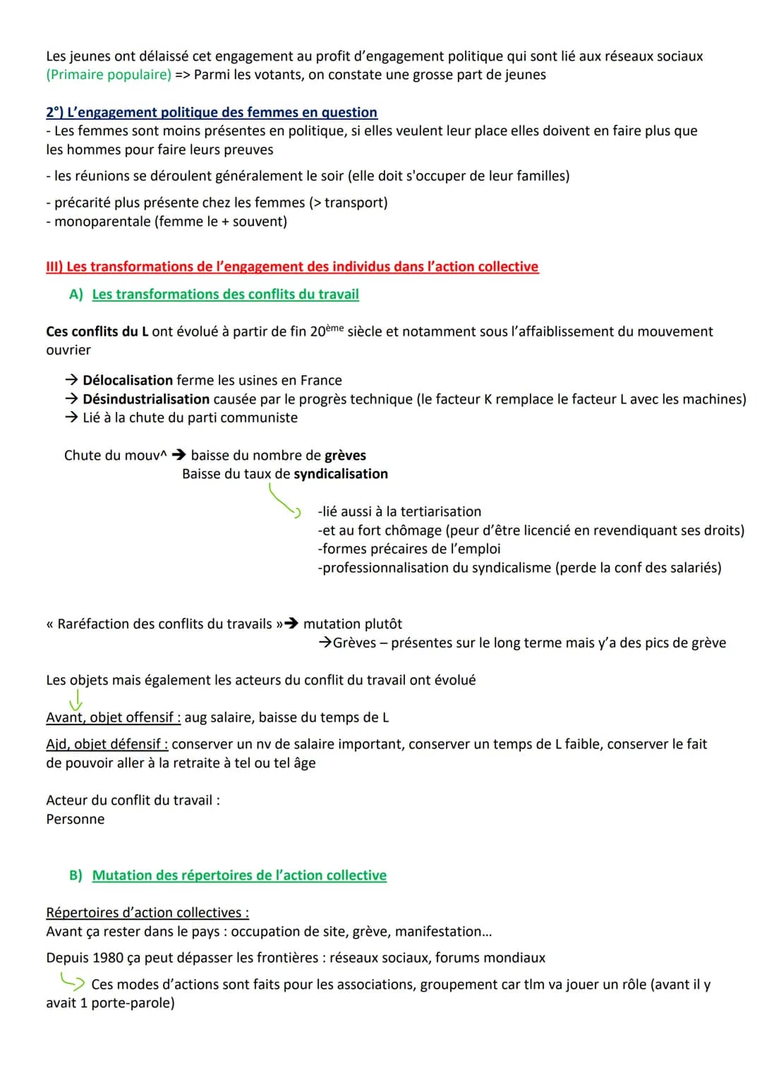 Chapitre 6 : Comment expliquer l'engagement politique dans les sociétés démocratique ?
1) Les formes et les déterminants de l'engagement pol