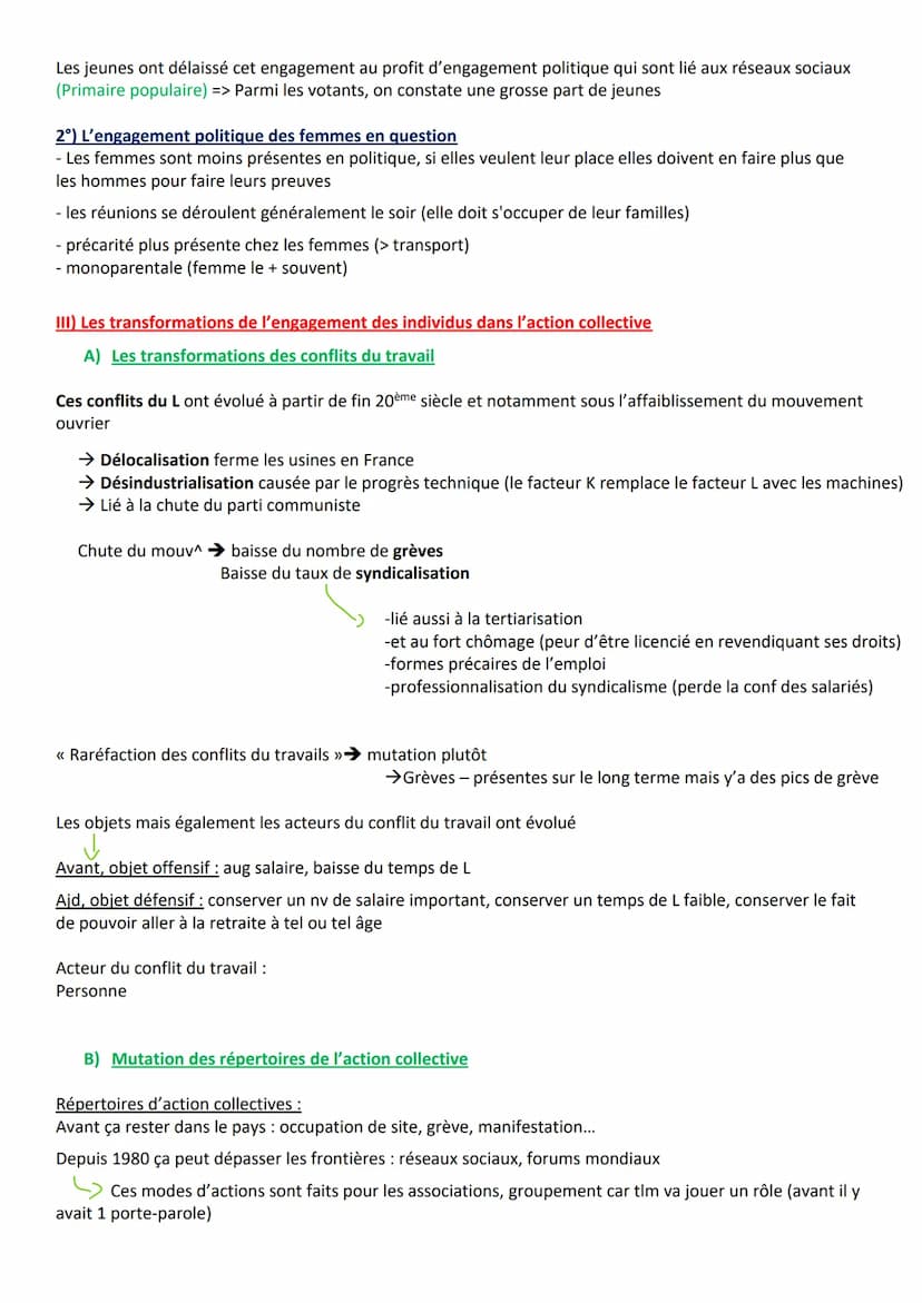 Chapitre 6 : Comment expliquer l'engagement politique dans les sociétés démocratique ?
1) Les formes et les déterminants de l'engagement pol