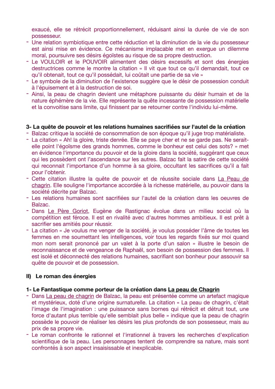 DISSERTATION BALZAC - LA PEAU DE CHAGRIN
Problématique : « A chaque vouloir je décroitrai comme tes jours », le roman La
peau de Chagrin aff
