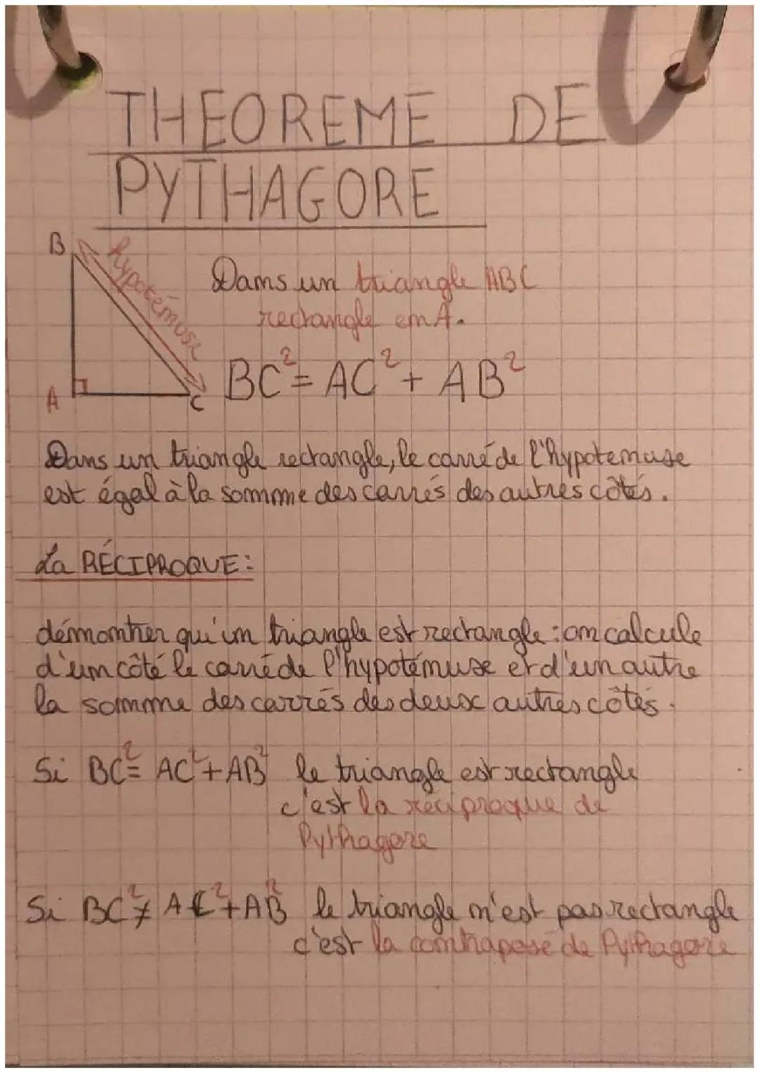 Apprends le Théorème de Pythagore 📐