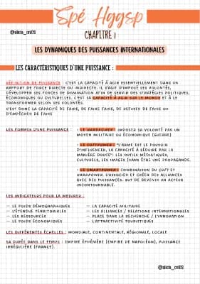 Know HGGSP - Chapitre 1 : Les dynamiques des puissances internationales  thumbnail