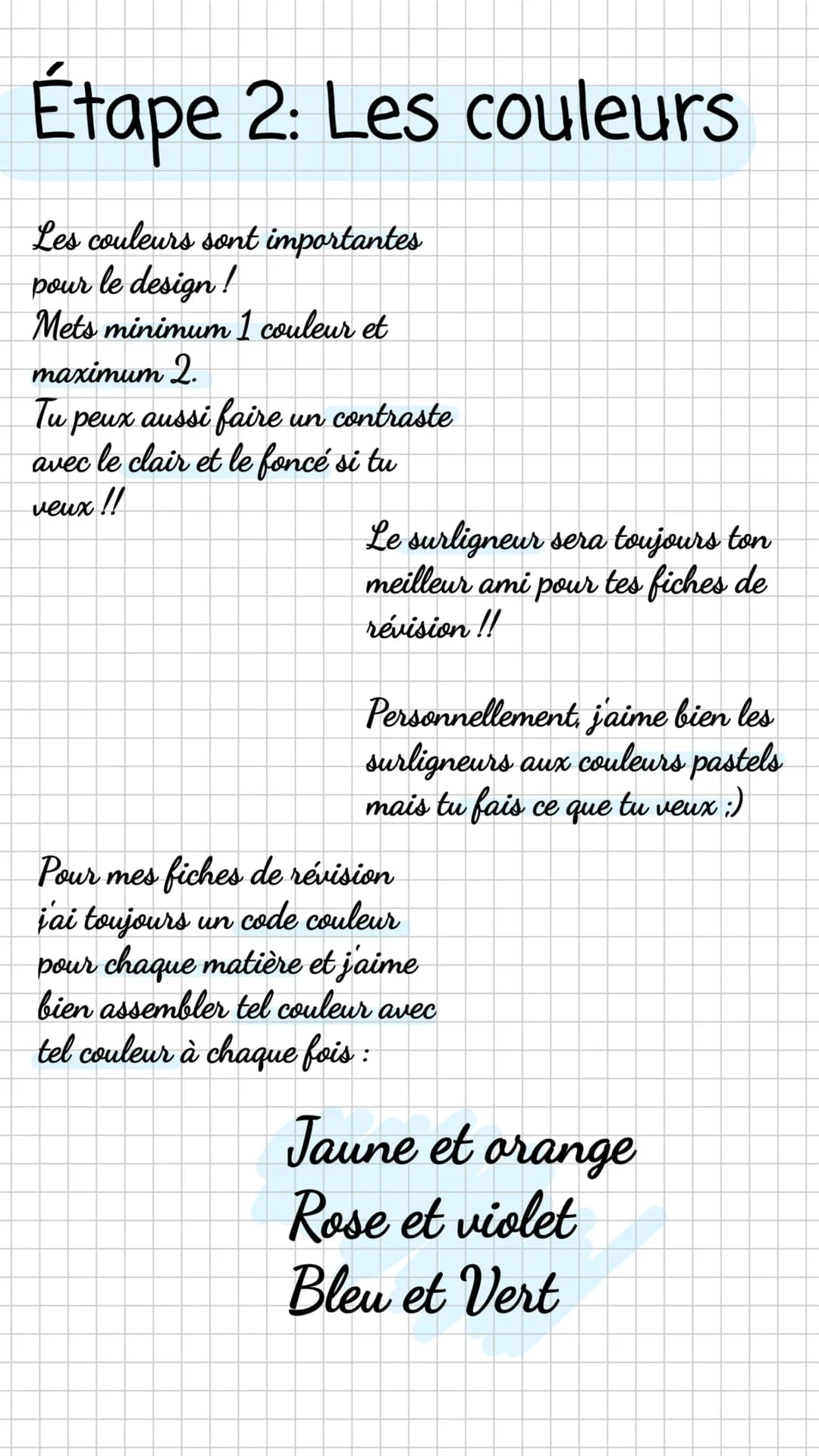 Comment
créer sa
propre fiche
de révision
Emejo_study Étape 1: Le Support
BLOC de
Fiches Bristol
Détachables
Prends de préférence
de petites