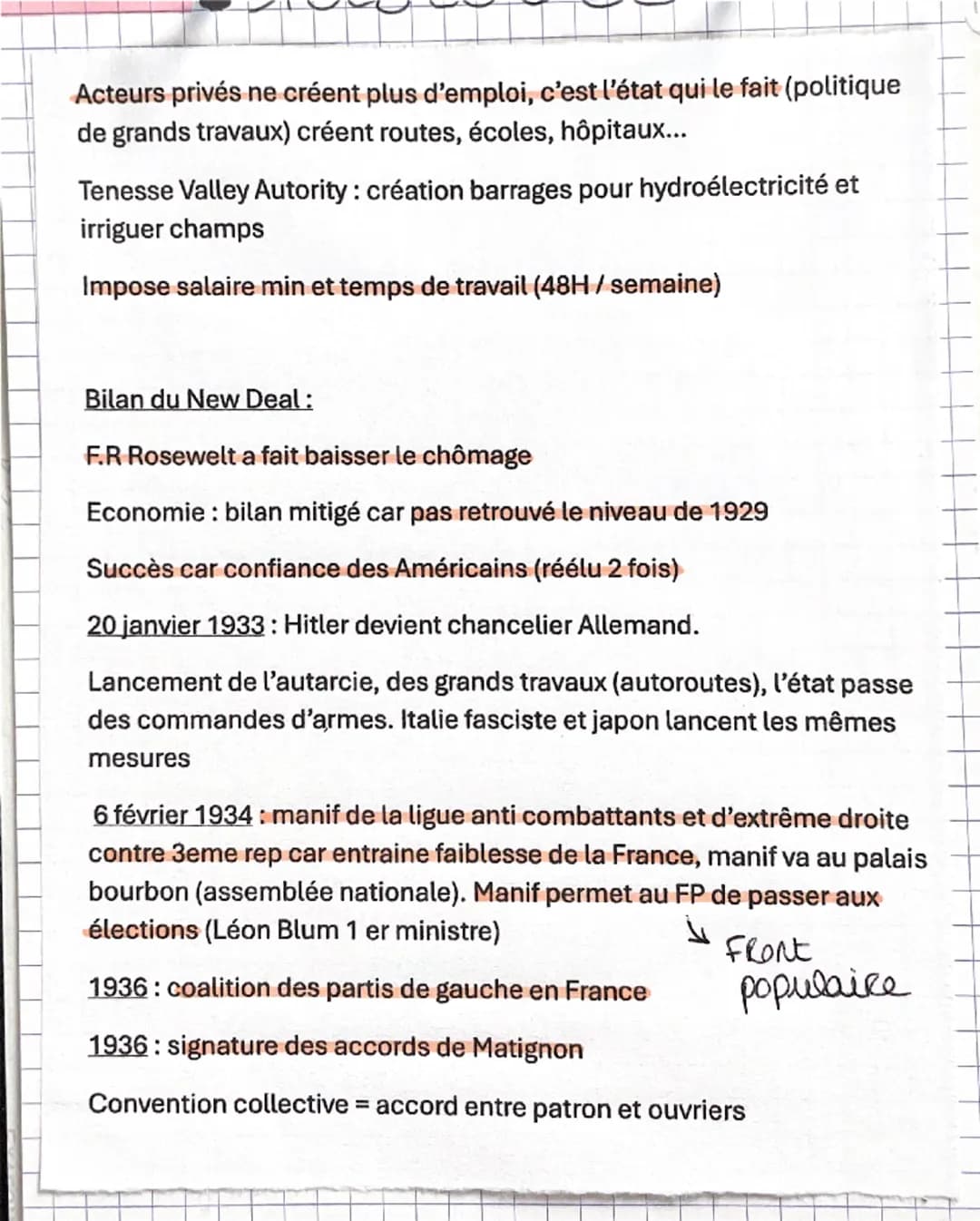 Chistoire
L'impact de la crise de 1929,
déséquilibres économiques et sociaux
Octobre 1929: crise économique et financière aux états unis
dev
