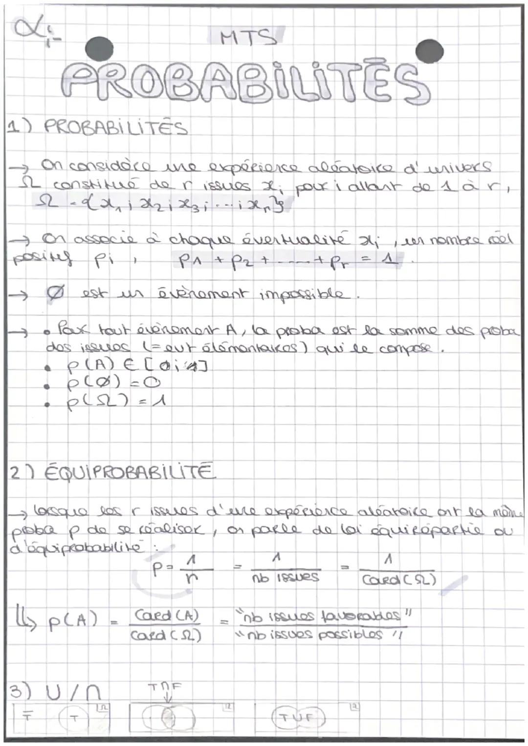 Introduction aux Probabilités pour le Lycée