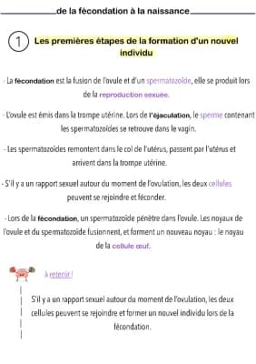 Know de la fécondation à la naissance  thumbnail