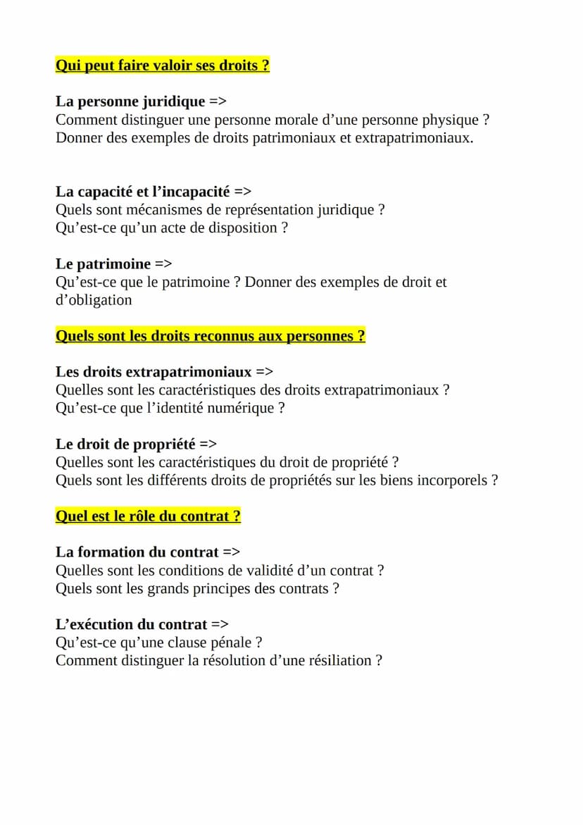 Exemples de sujet du grand oral du bac :
STMG
DROIT
Qu'est-ce que le droit ?
Le droit et les fonctions du droit =>
Qu'est-ce que la laïcité 