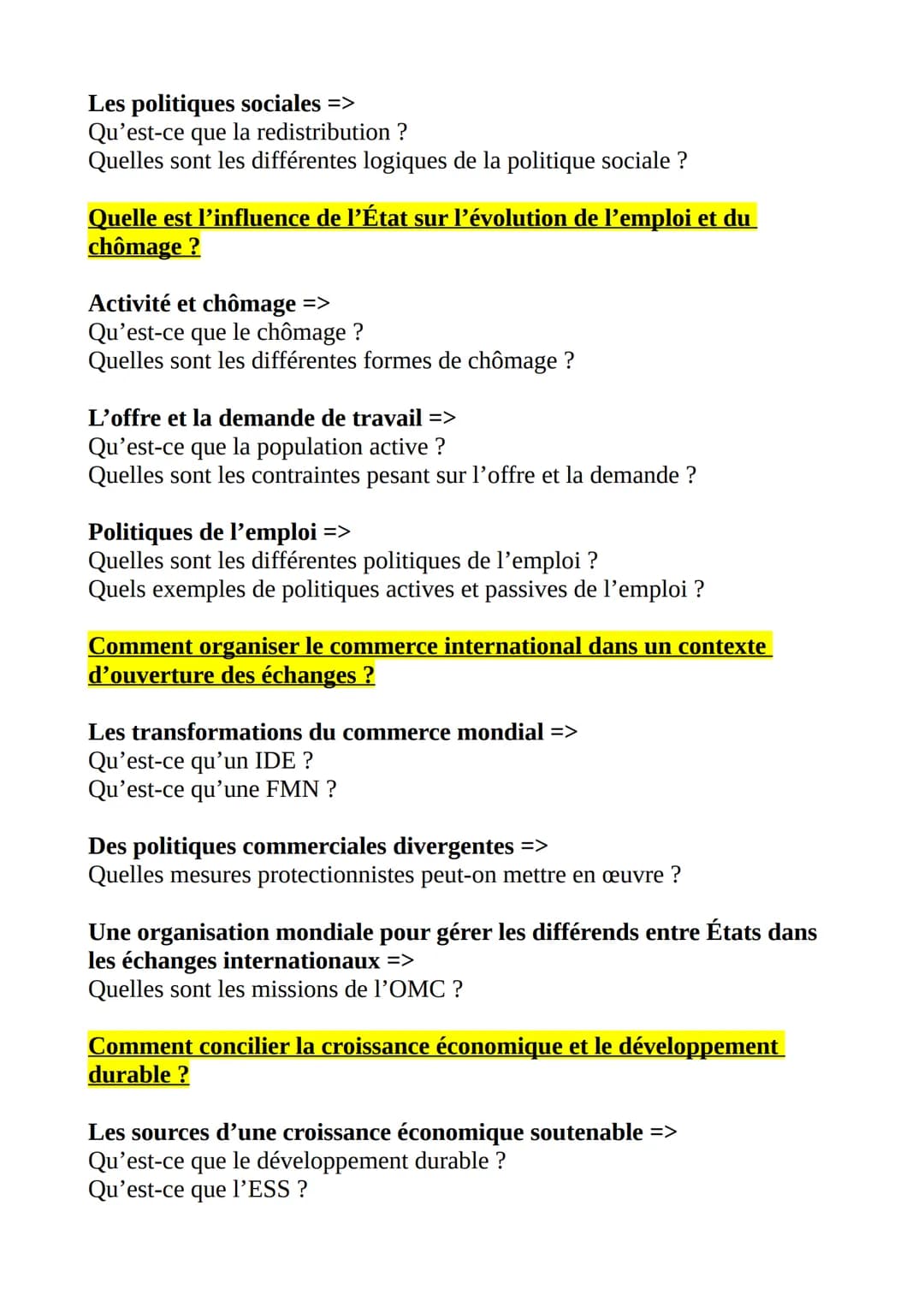 Exemples de sujet du grand oral du bac :
STMG
DROIT
Qu'est-ce que le droit ?
Le droit et les fonctions du droit =>
Qu'est-ce que la laïcité 