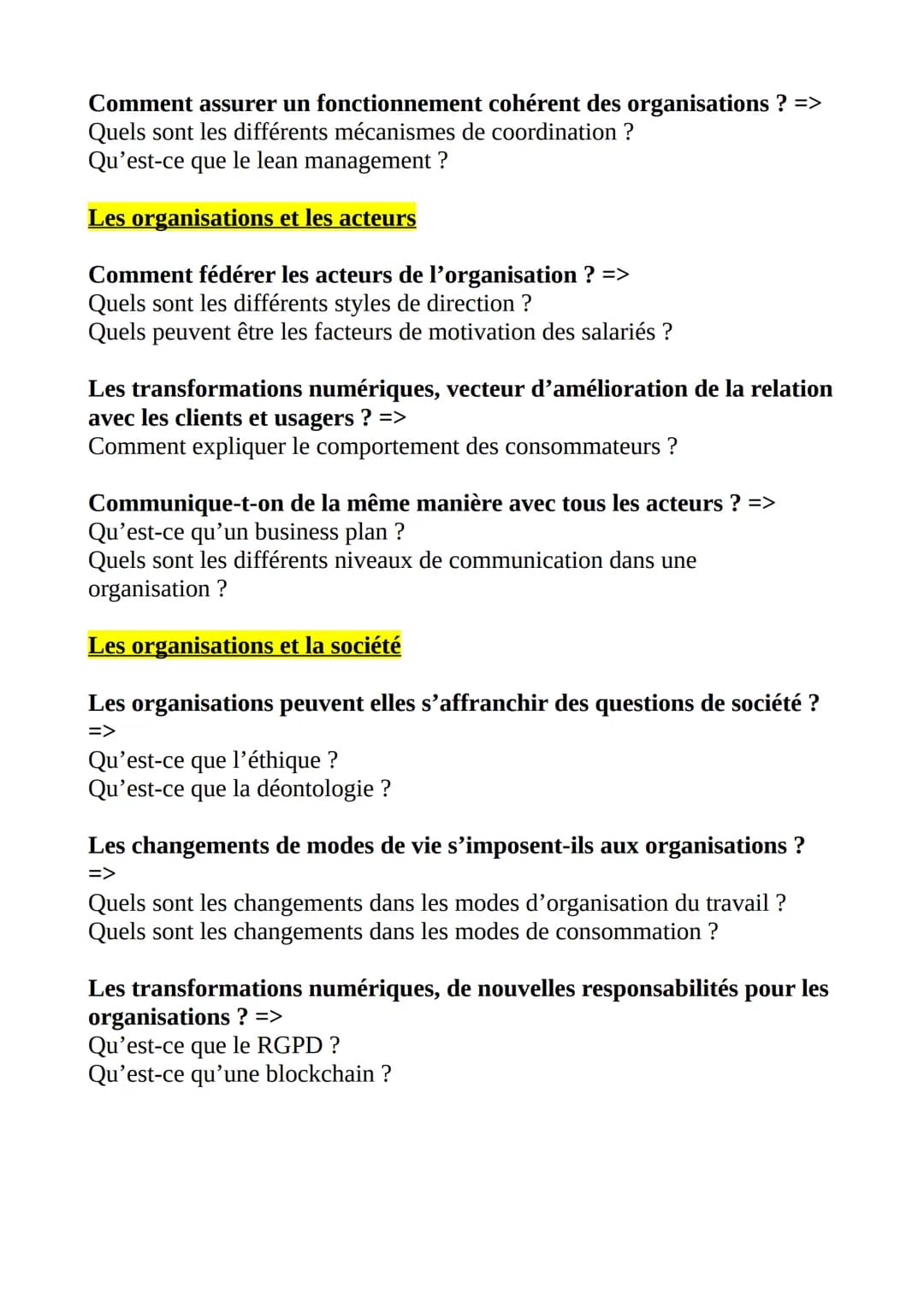 Exemples de sujet du grand oral du bac :
STMG
DROIT
Qu'est-ce que le droit ?
Le droit et les fonctions du droit =>
Qu'est-ce que la laïcité 
