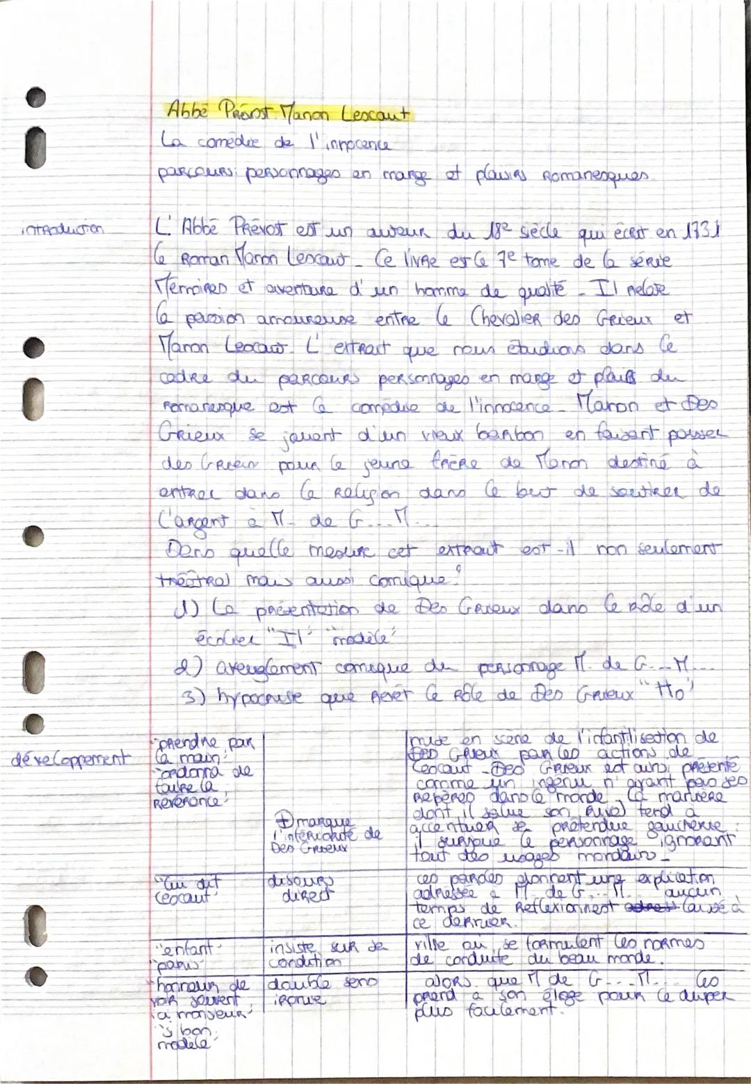 # Abbé Pronst Manon Lescaut

La comedie de l'innocence

parcours personnages en mange et plawias Romanesques.

otraducion
L'Abbé Prevost est