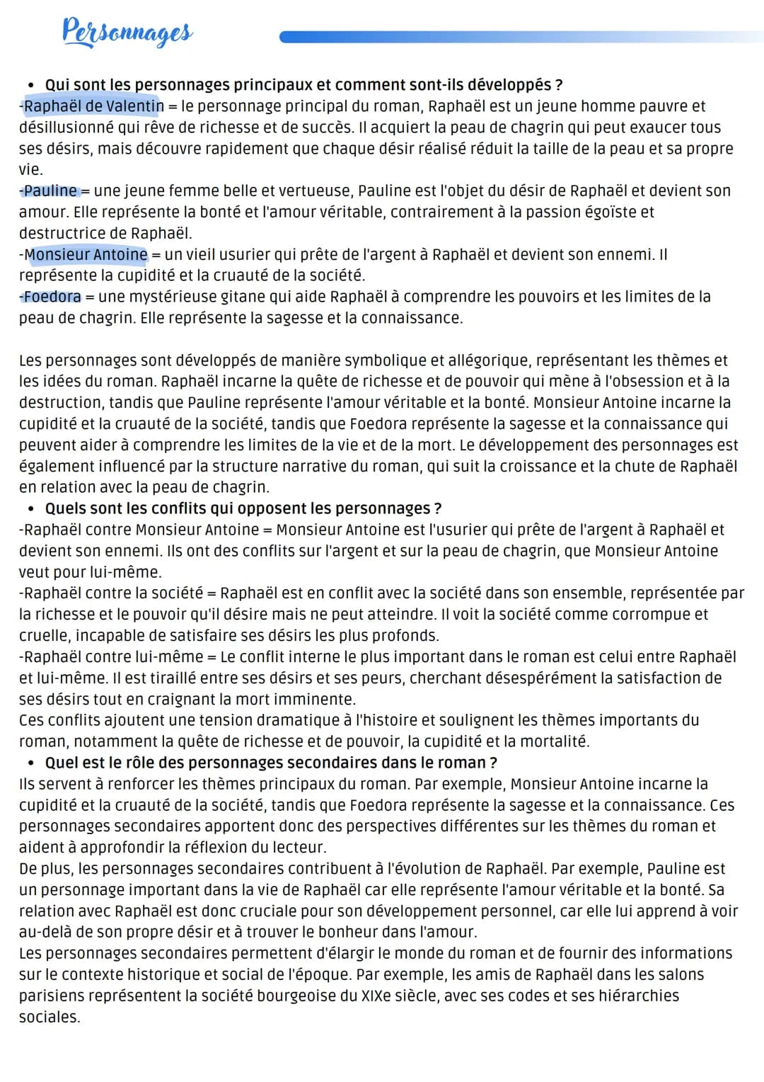 luckybitsy
Contexte
Dissertation: La Peau de Chagrin
• Qui est l'auteur, Honoré de Balzac, et quel est son style littéraire ?
Honoré de Balz