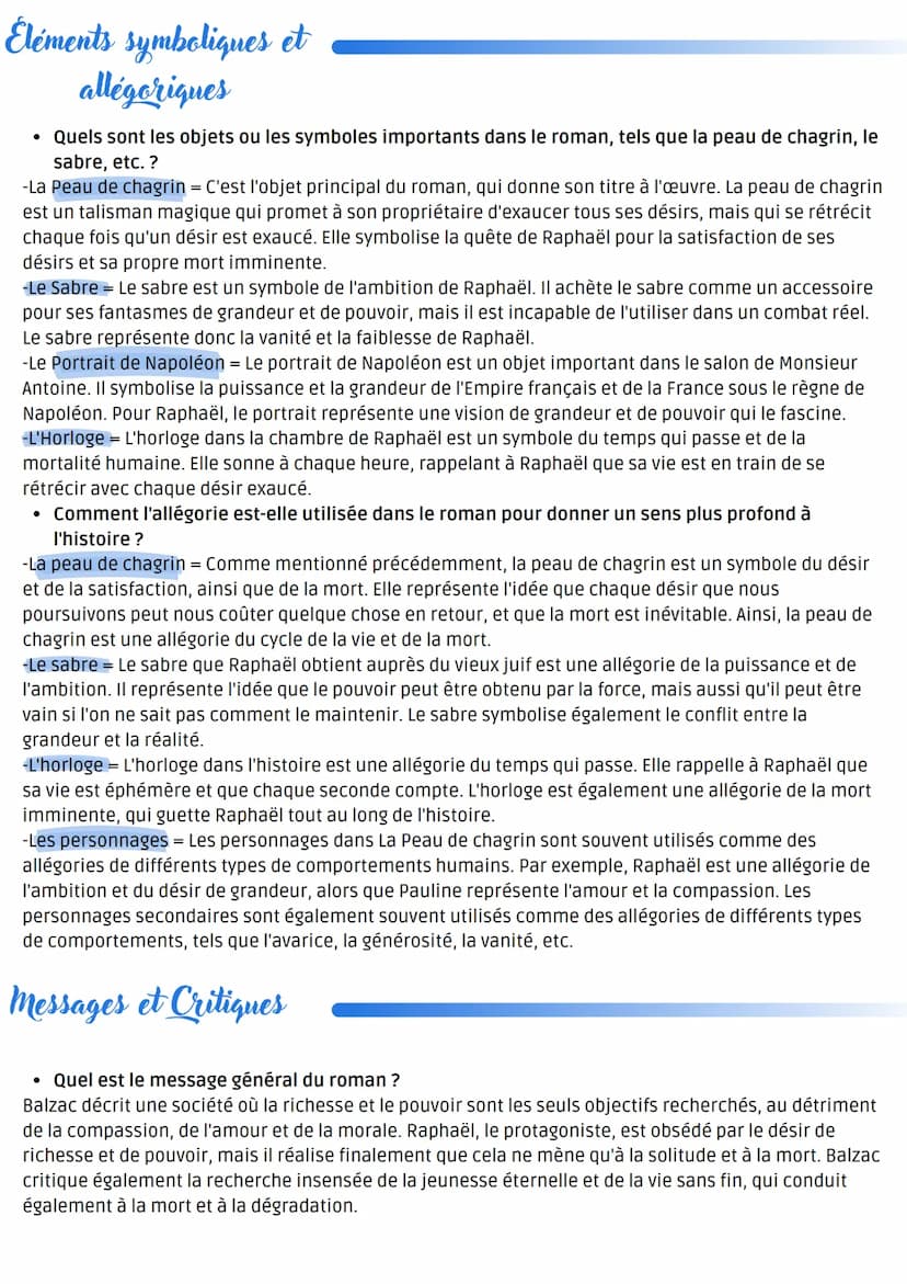 luckybitsy
Contexte
Dissertation: La Peau de Chagrin
• Qui est l'auteur, Honoré de Balzac, et quel est son style littéraire ?
Honoré de Balz