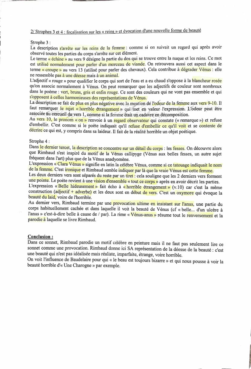 Explication de texte n°4 : «< Vénus anadyomène », Arthur Rimbaud, Les Cahiers de Douai (1870)
Introduction:
Arthur Rimbaud est un génie de p