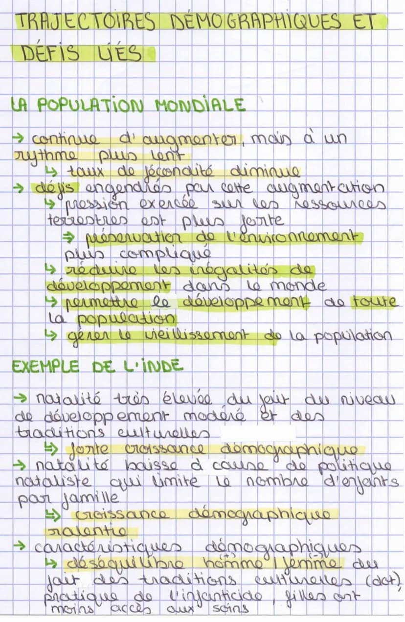 géographie
Démographie, inégalites développement
dans to
mondo
62
definitions
to augmentat
→ DÉVELOPPEMENT: processus d'accumulat"
des riche