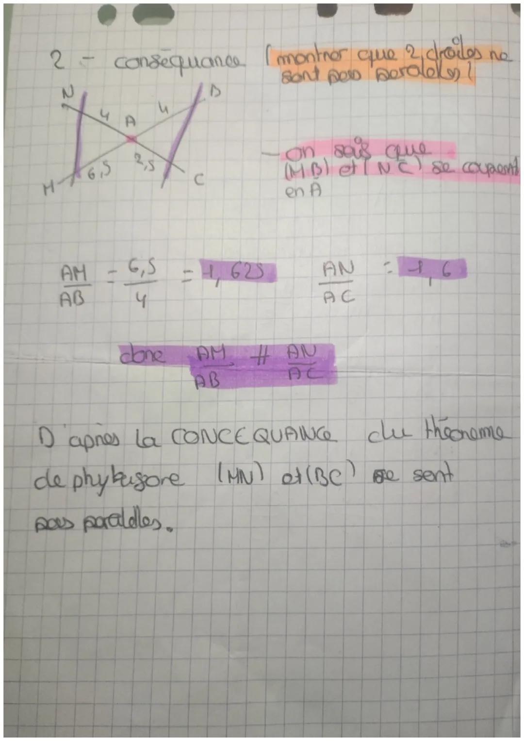 Thales

- on sais que (BD) F(CC)
se coupe en A.

4-
A
3
5
6,3
E
- (BC) // (DEI

- D'après le thooneme de thatos.

AD - AC - BC
AE
AD
DE

3-5