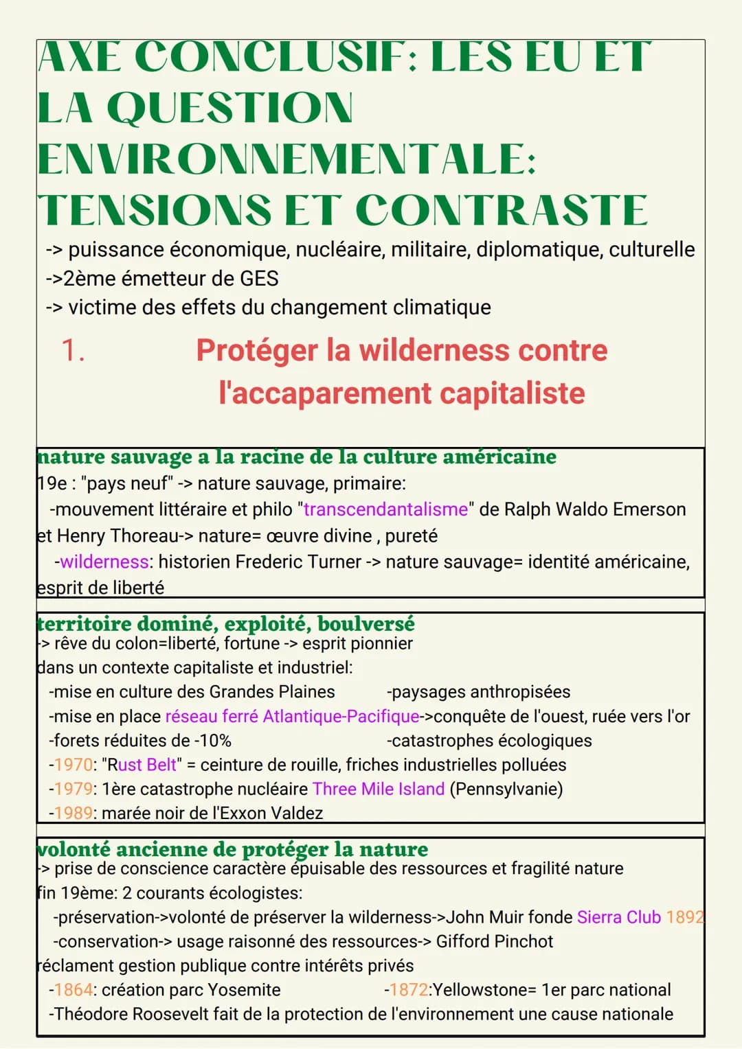 page1
Environnement : intro
1. exploiter et protéger : l'exemple des
forêts fr depuis le XVIIe s
Moyen Age
Renaissance
XIXe s
environnement: