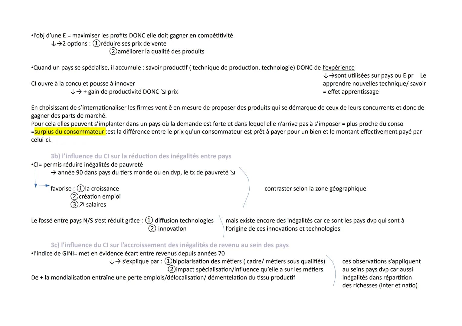 •Les fondements du commerce international et de
l'internationalisation de la production.
intro:le commerce international (CI)
→ XIXe = tourn