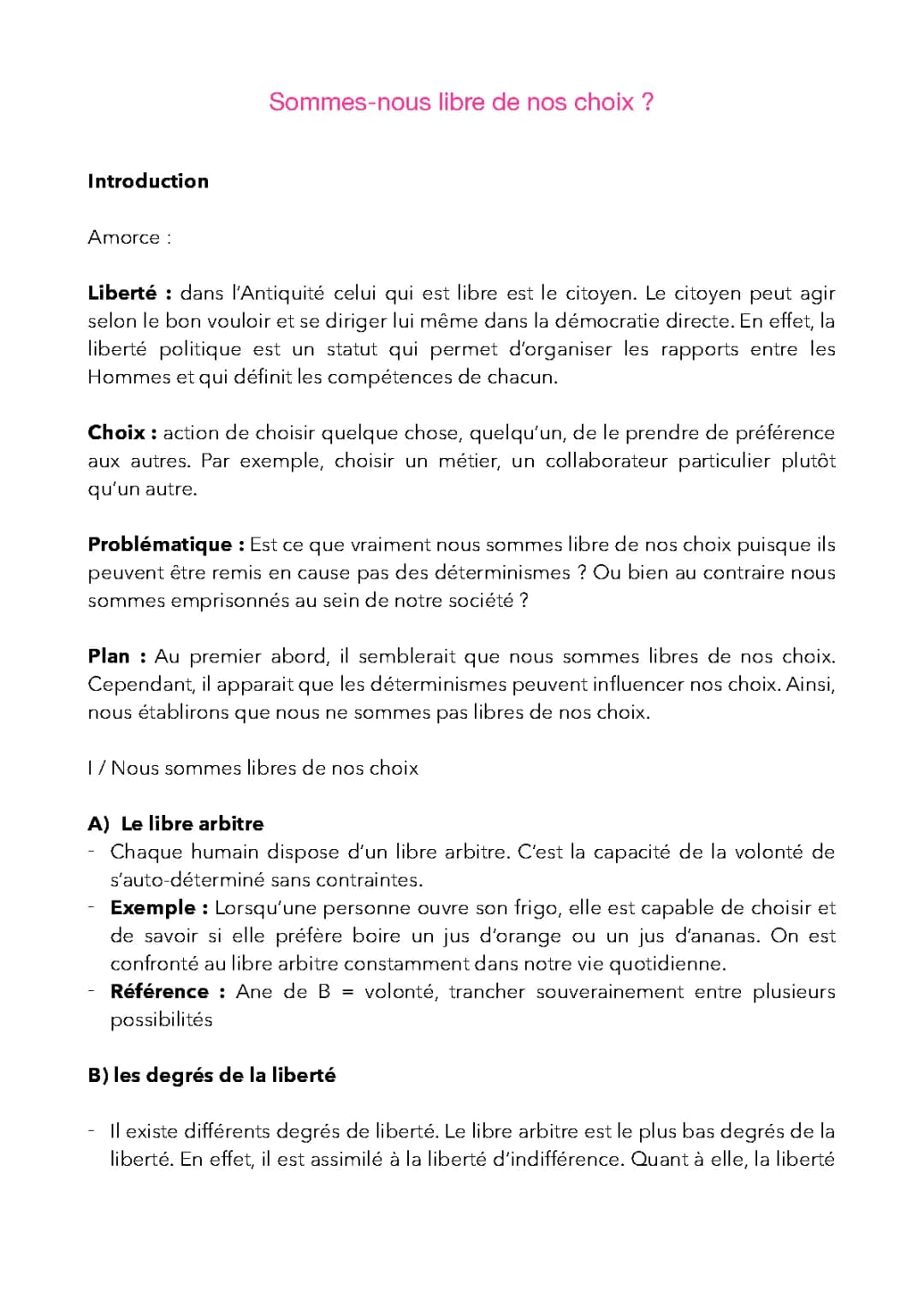 Découvre la Liberté et Déterminisme: La Philosophie Facile