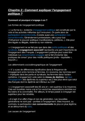 Know Ses : Comment expliquer l’engagement politique  thumbnail