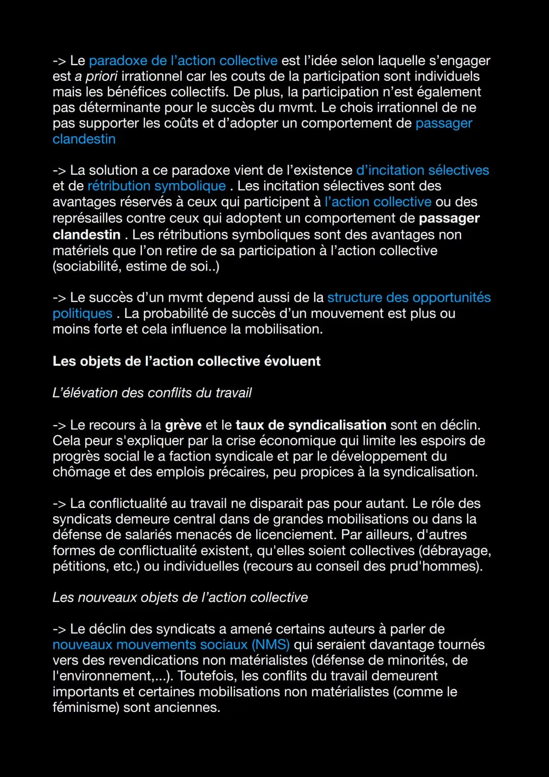 Chapitre 2 : Comment expliquer l'engagement
politique ?
Comment et pourquoi s'engage-t-on ?
Les formes de l'engagement politique
-> La forme