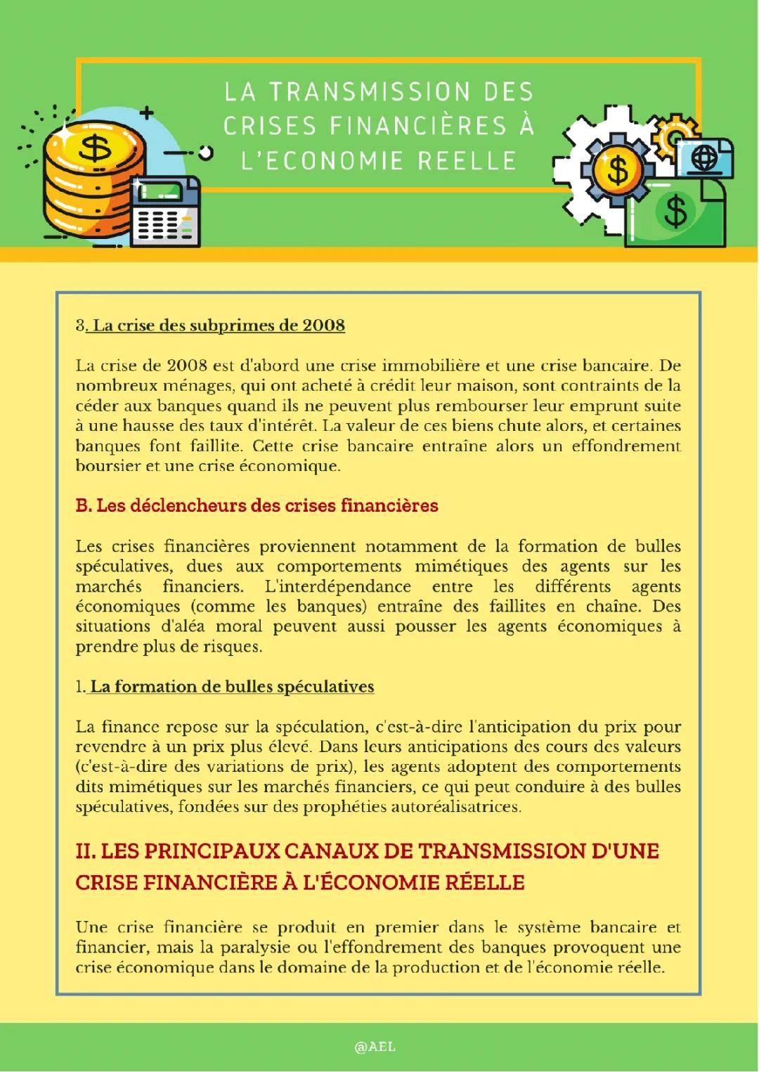 Comprendre les crises financières et réguler le système financier