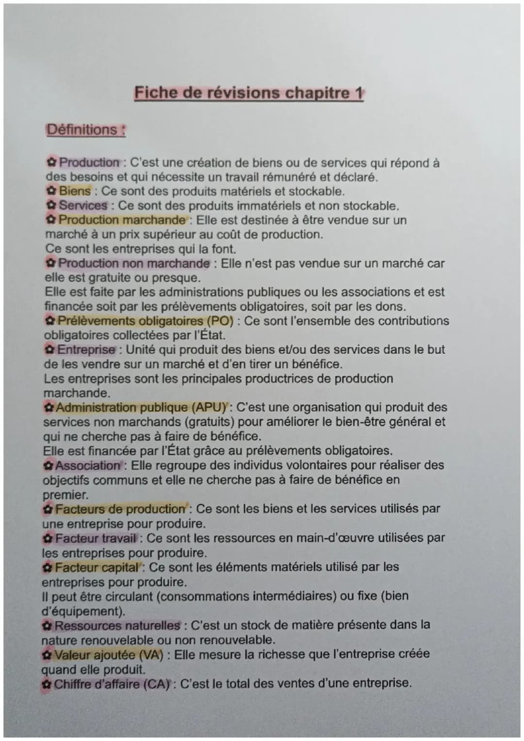 Comment crée-t-on des richesses et comment les mesure-t-on ?
