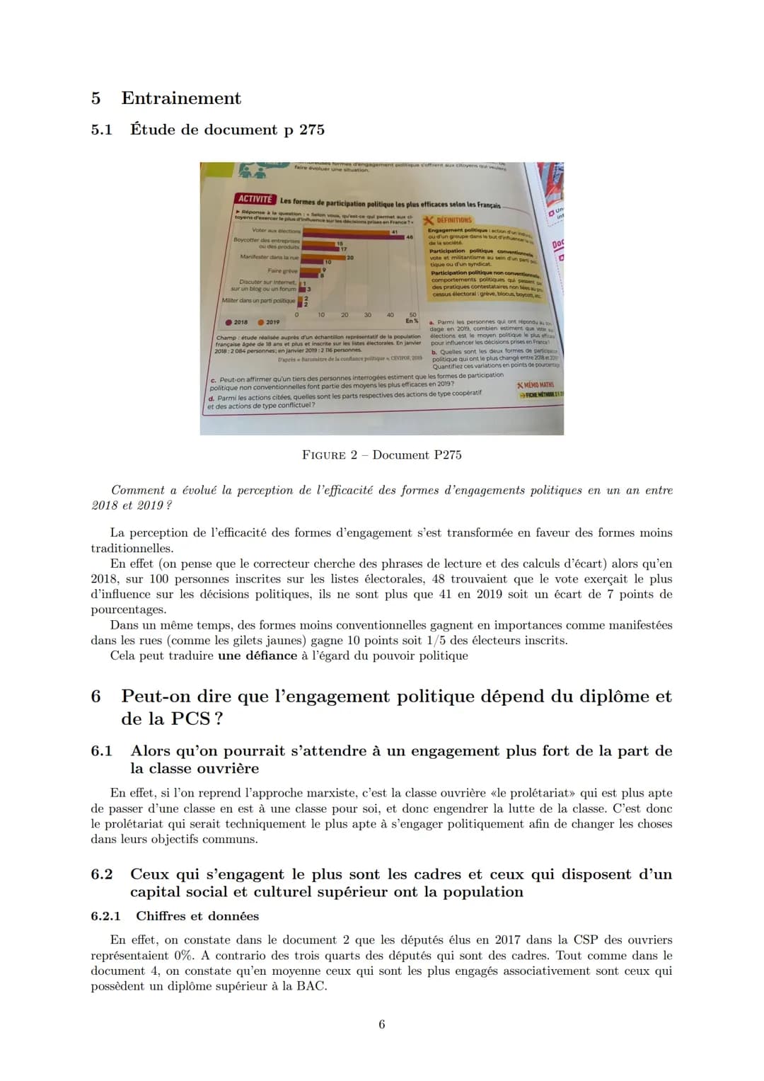 LYCEE GENERAL ET TECHNOLOGIQUE LA BRUYERE
Comment expliquer l'engagement politique
dans les sociétés démocratiques
7 mars 2022
AFFICHARD-PIE