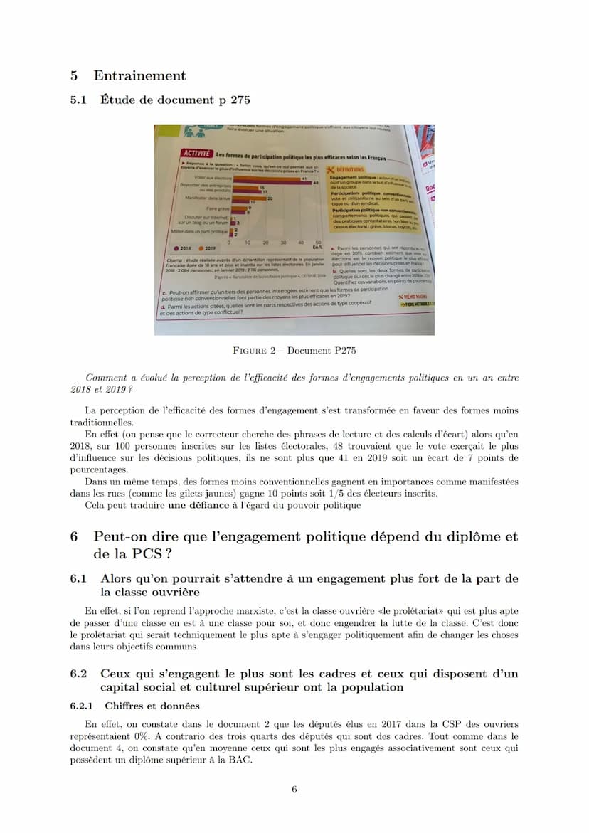 LYCEE GENERAL ET TECHNOLOGIQUE LA BRUYERE
Comment expliquer l'engagement politique
dans les sociétés démocratiques
7 mars 2022
AFFICHARD-PIE